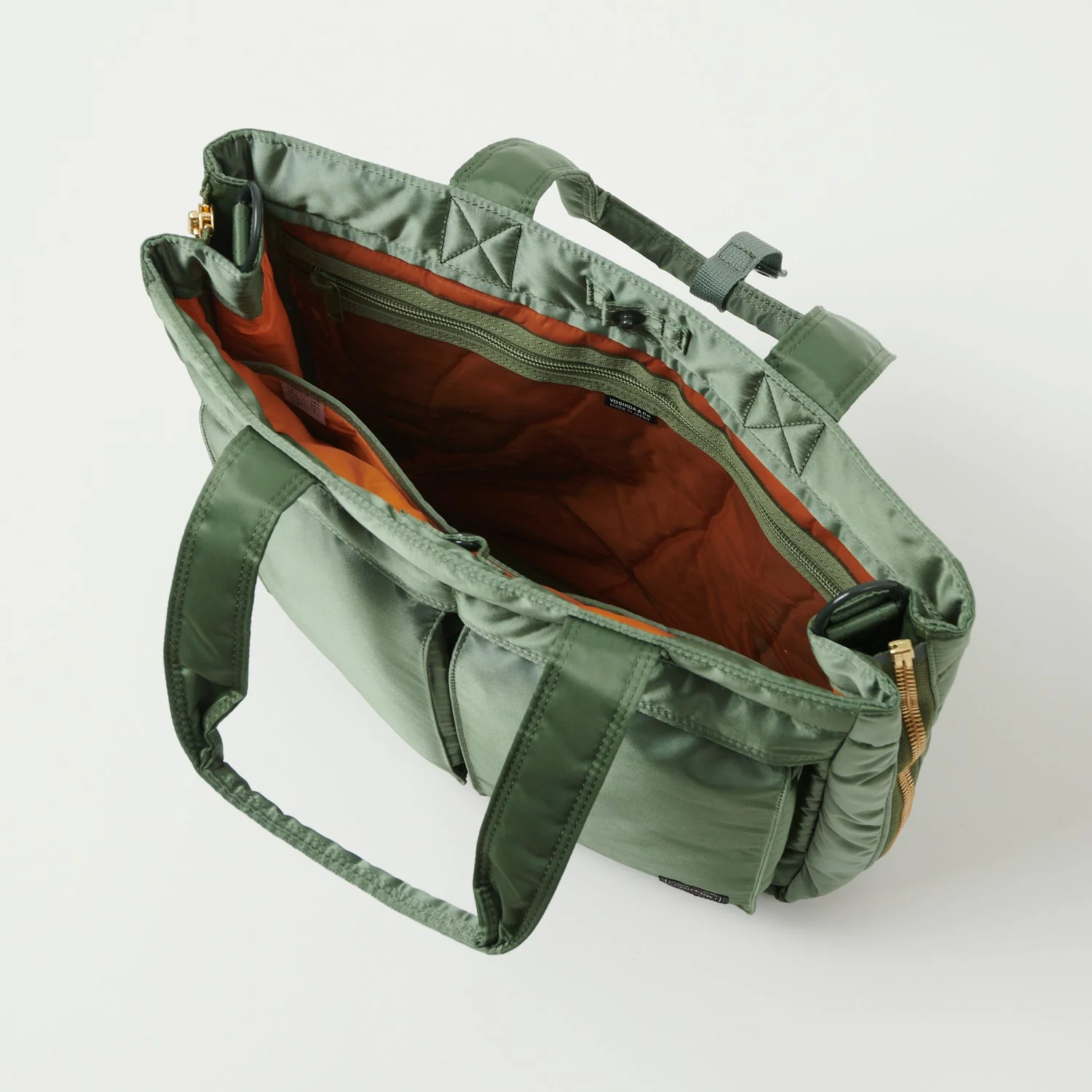Porter-Yoshida & Co. Tanker 2-Way Tote Bag - Sage Green - Image 5