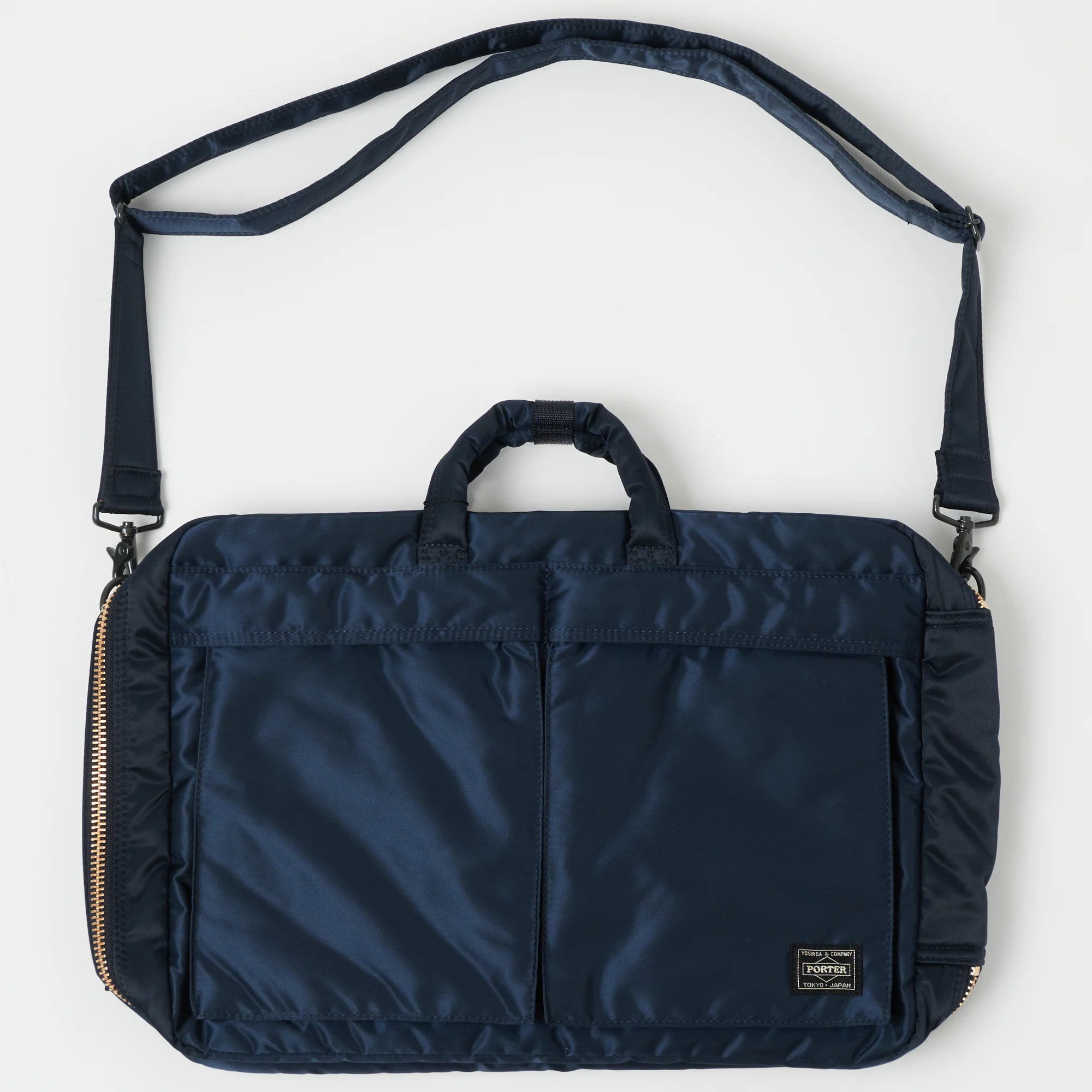 Porter-Yoshida & Co. Tanker 3-Way Briefcase - Iron Blue