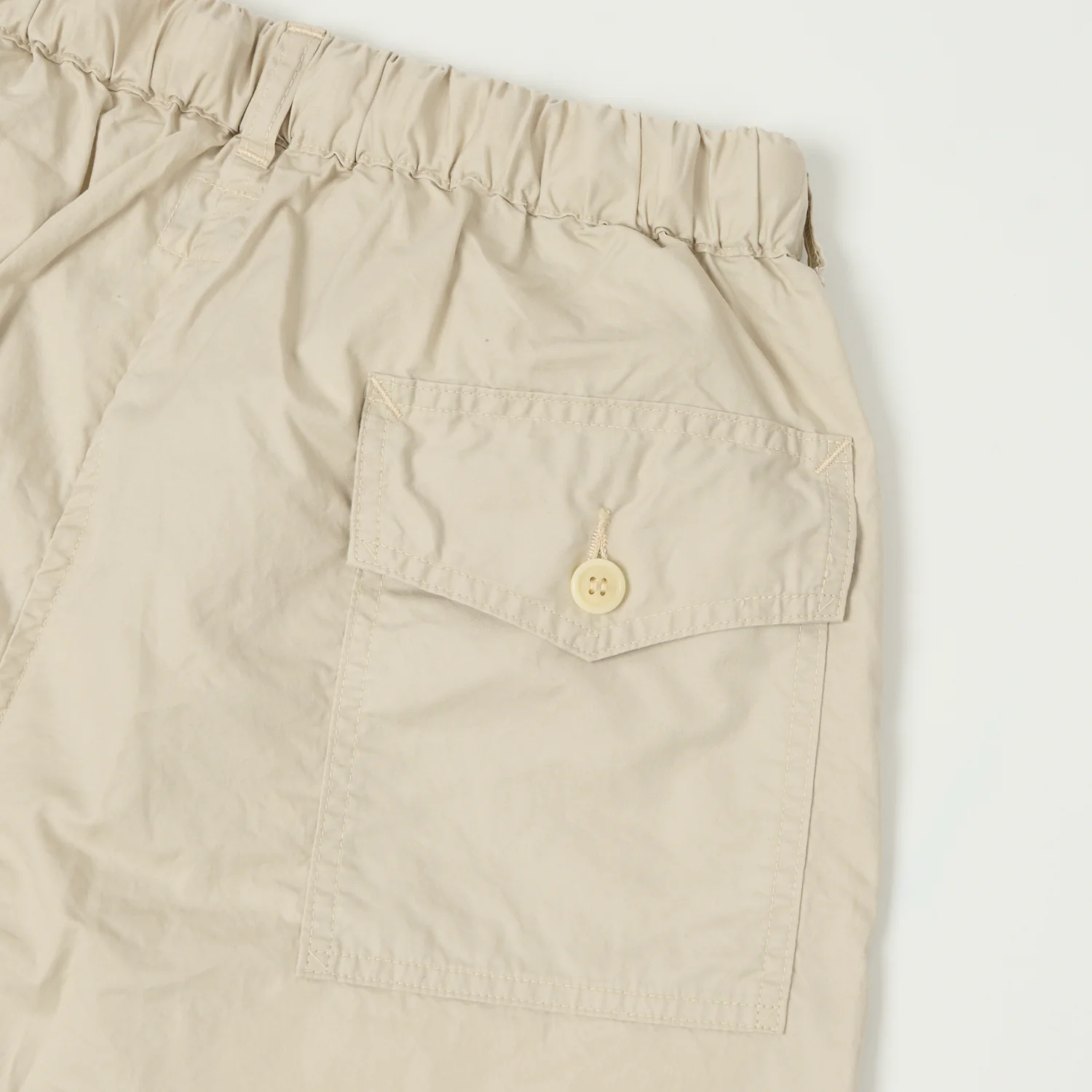 Post Overalls 'Town & Country' Poplin Shorts - Stone - Image 2