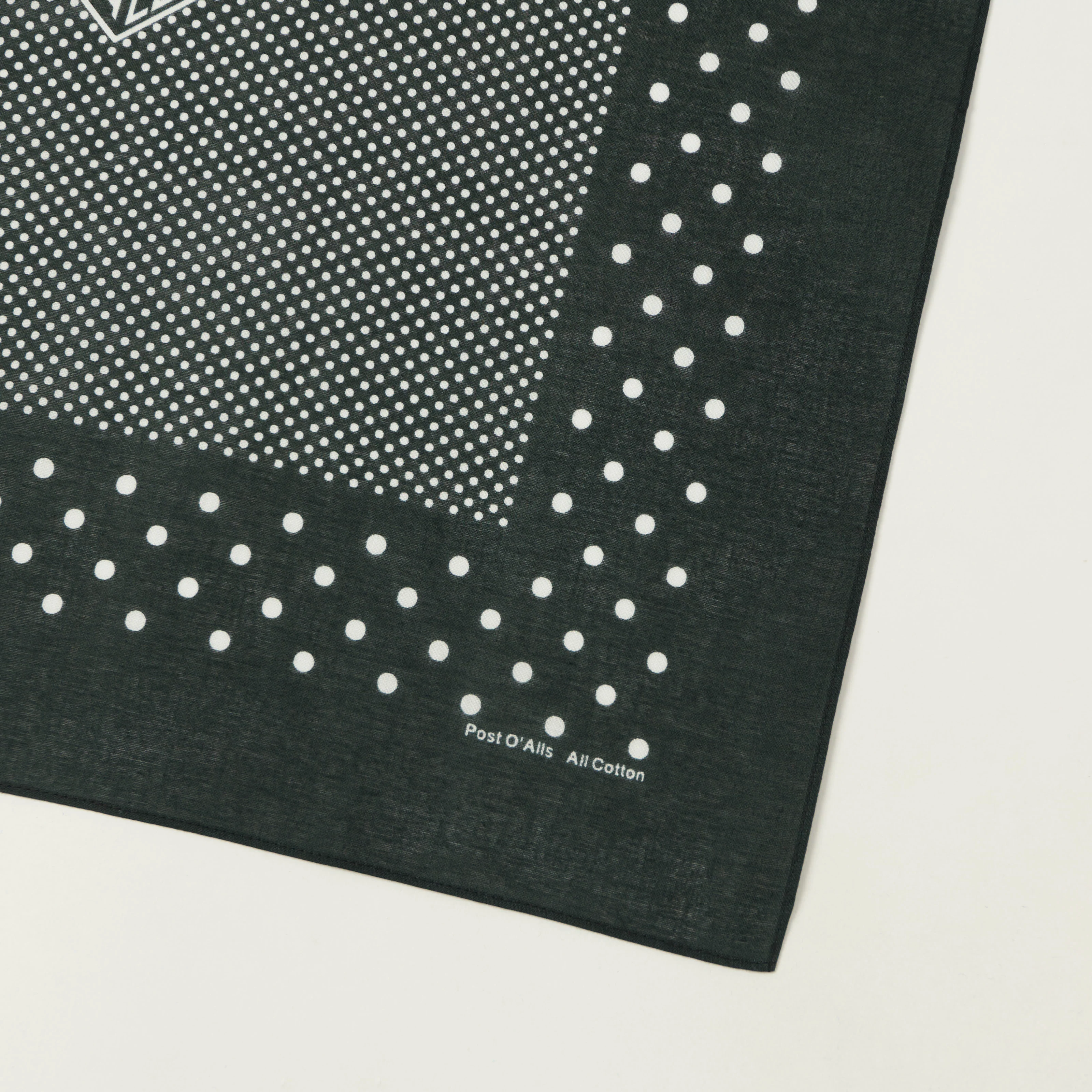 Post Overalls Dots Bandana - Charcoal - Image 2