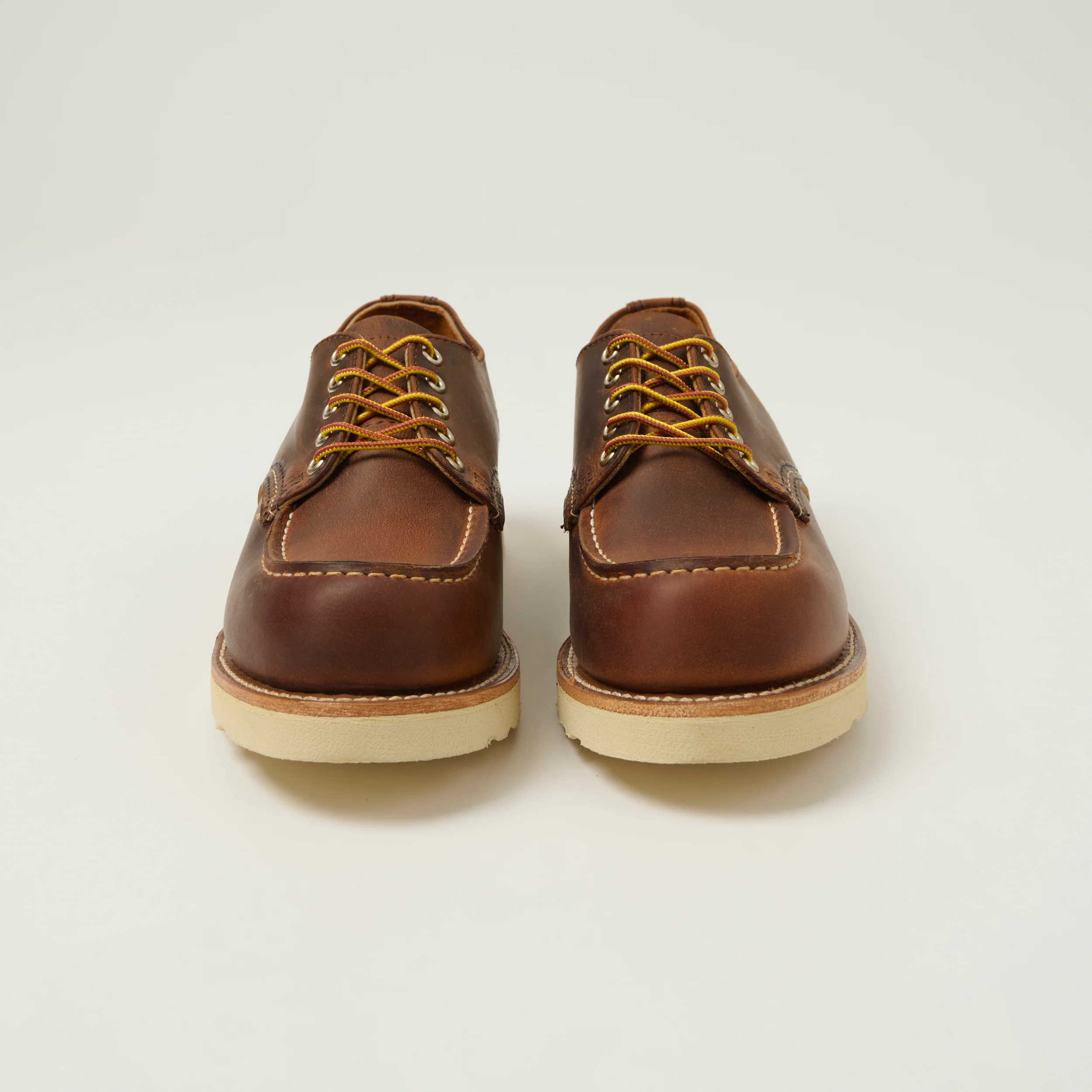 Red Wing 8077 Shop Moc Oxford Shoe - Copper Rough & Tough - Image 3