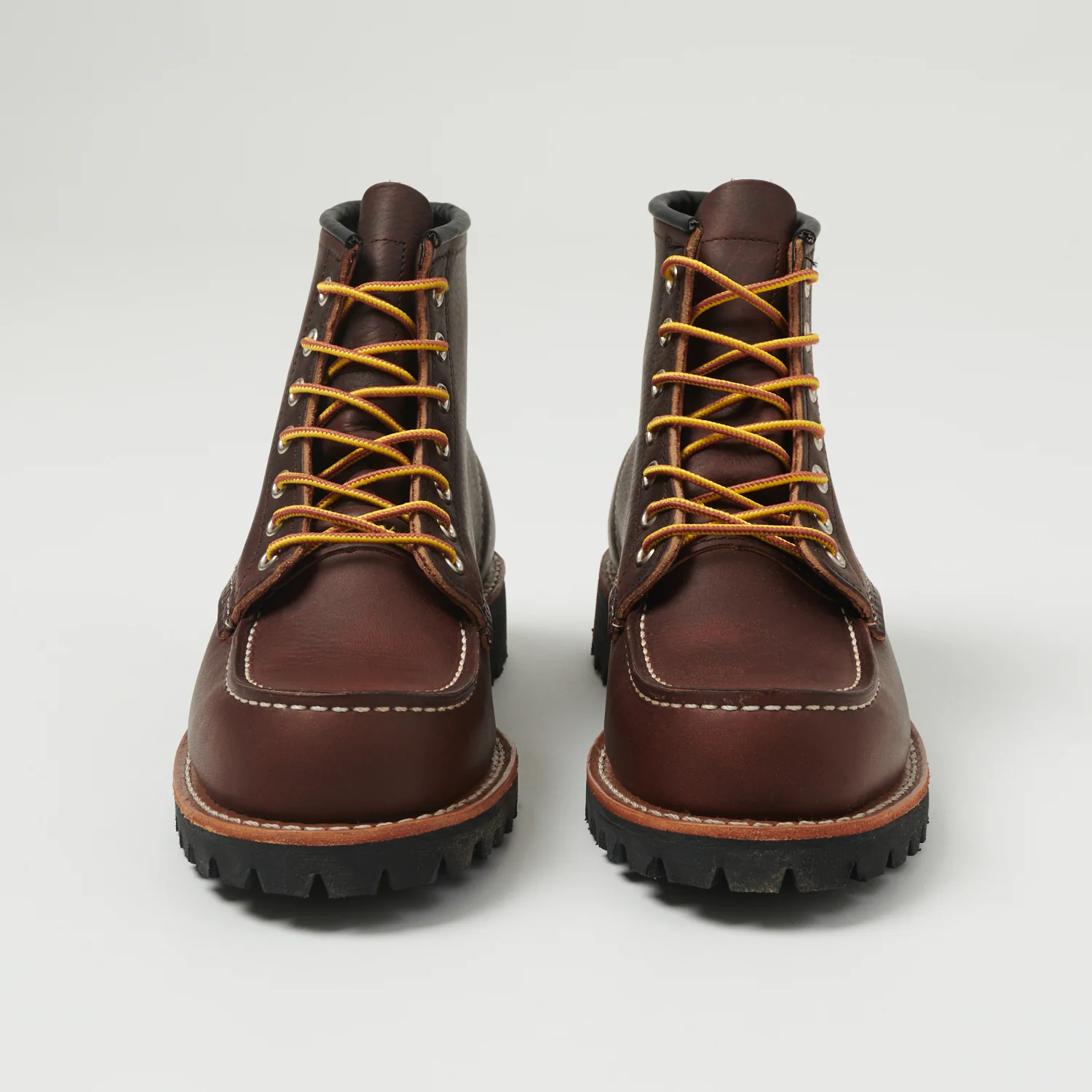 Red Wing 8146 Roughneck Moc Toe Work Boot - Briar Oil Slick - Image 3