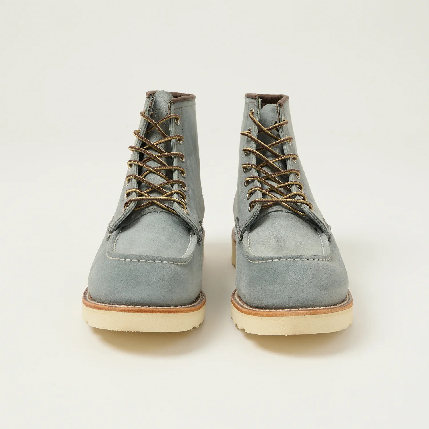 Red Wing 8800 Classic Moc Toe Boot - Dusty Blue Abilene - Image 3