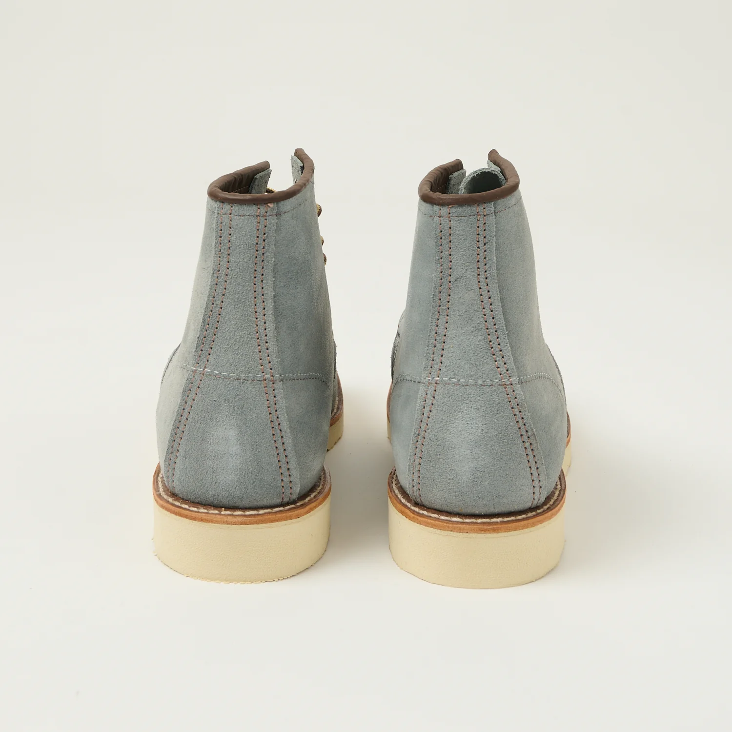 Red Wing 8800 Classic Moc Toe Boot - Dusty Blue Abilene - Image 4