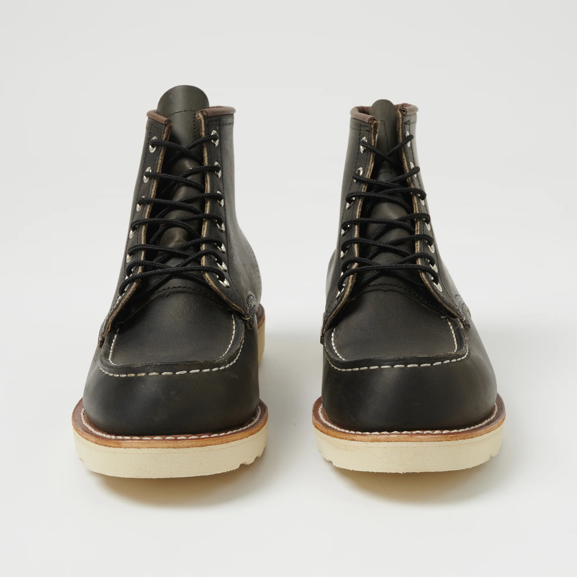 Red Wing 8890 Classic Moc Toe Boot - Charcoal Rough & Tough - Image 3