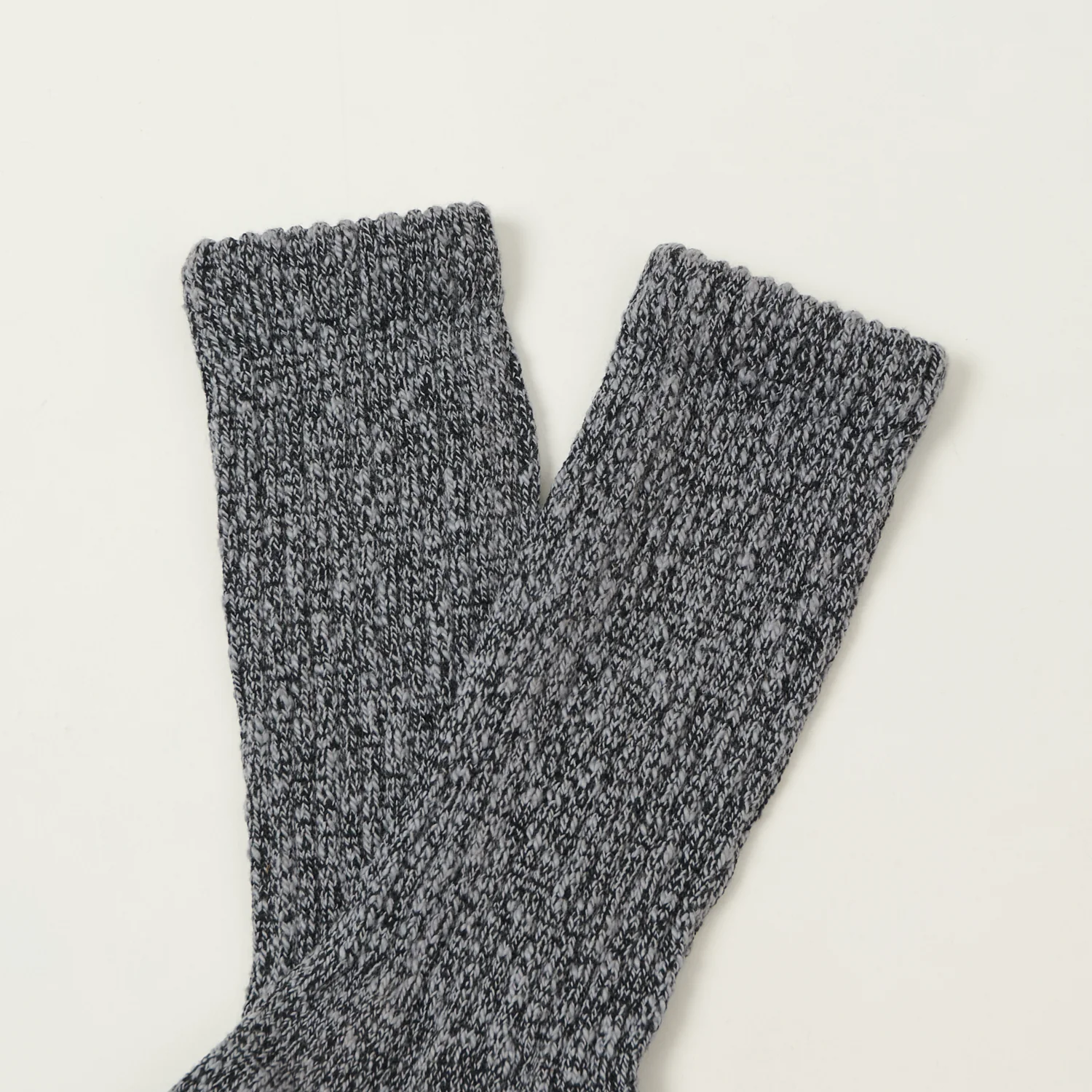 Red Wing Cotton Ragg Crew Sock - Black/Grey - Image 2