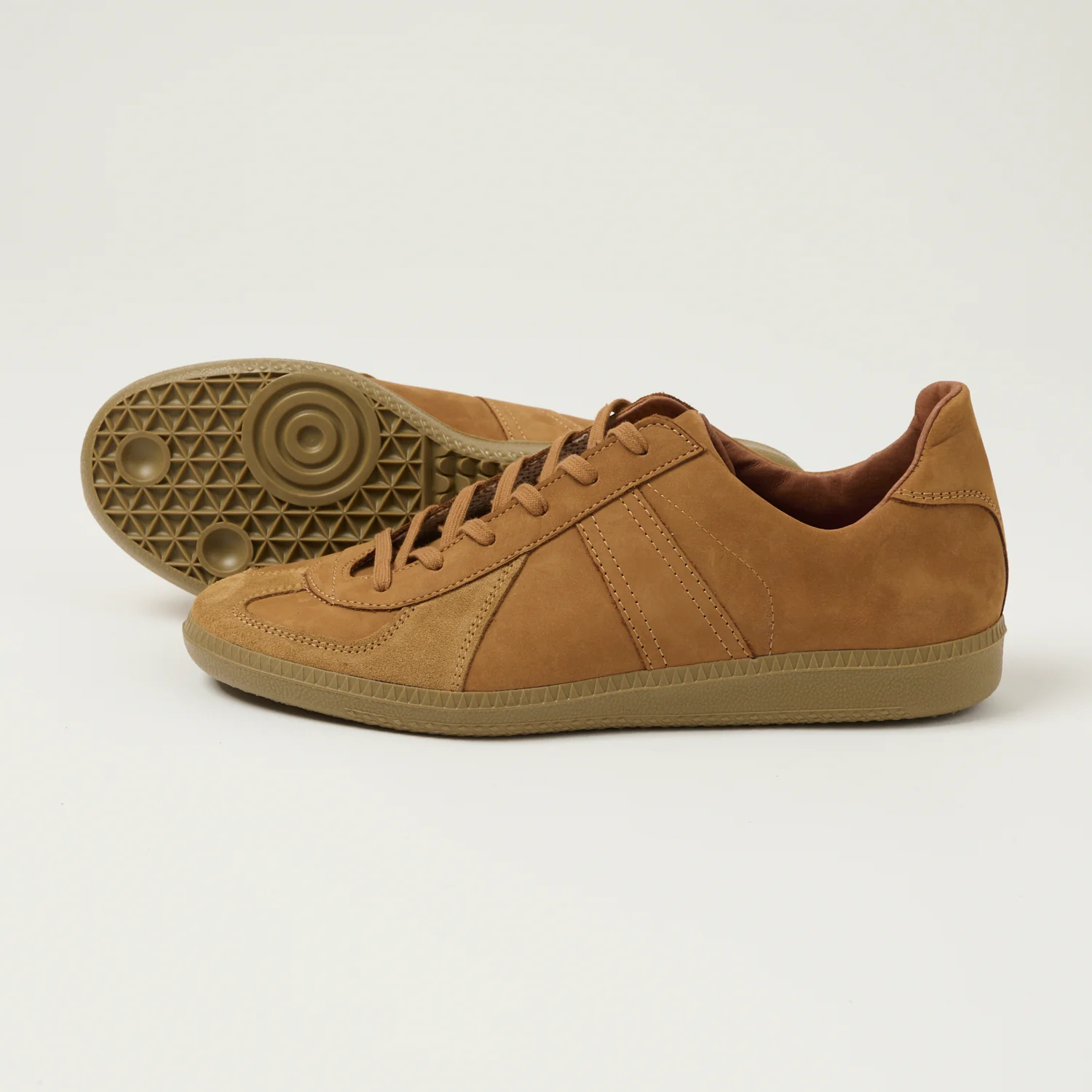 Reproduction of Found 1980s German Army Trainer - Camel Nubuck - Image 2