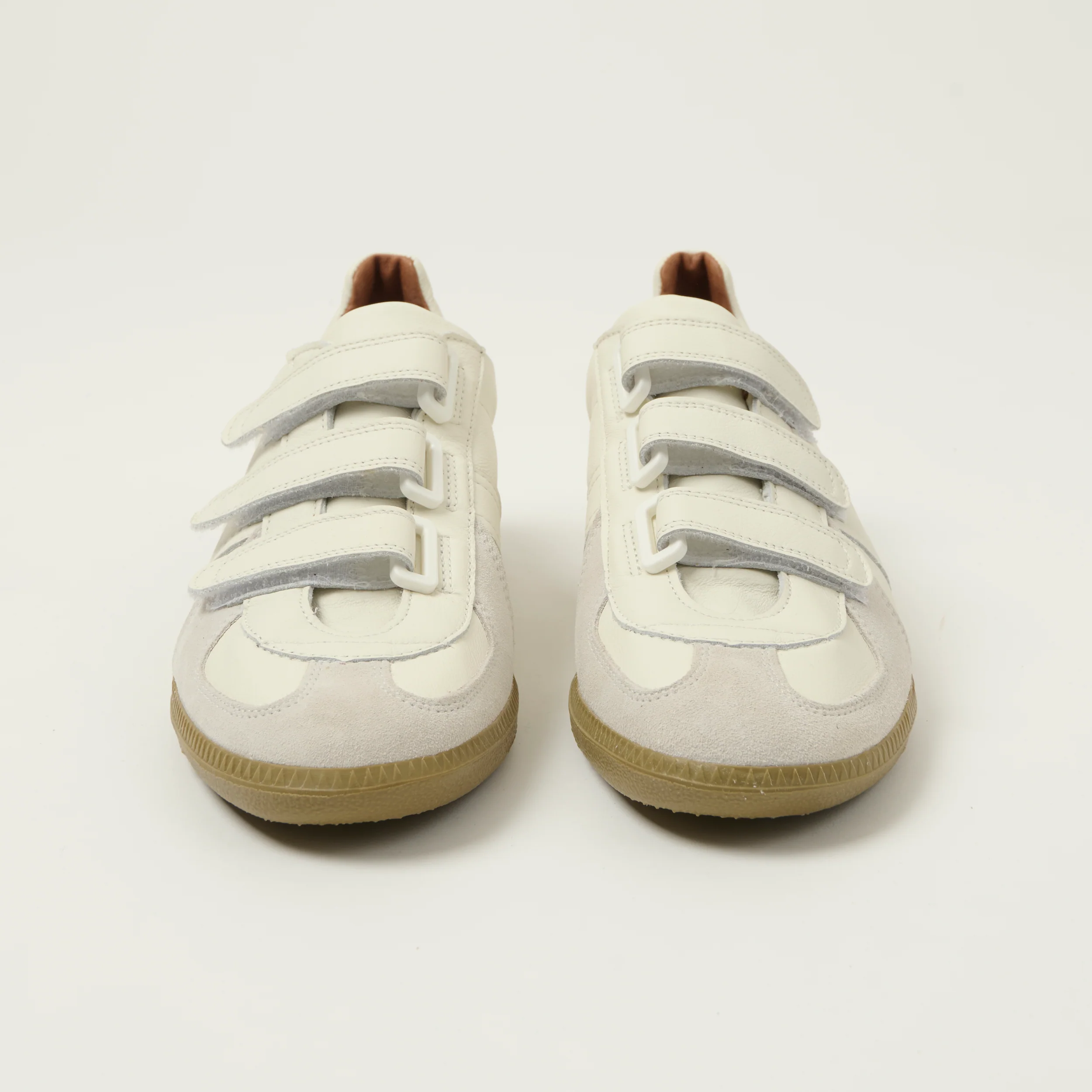 Reproduction of Found 1980s Velcro German Army Trainer  - White - Image 3