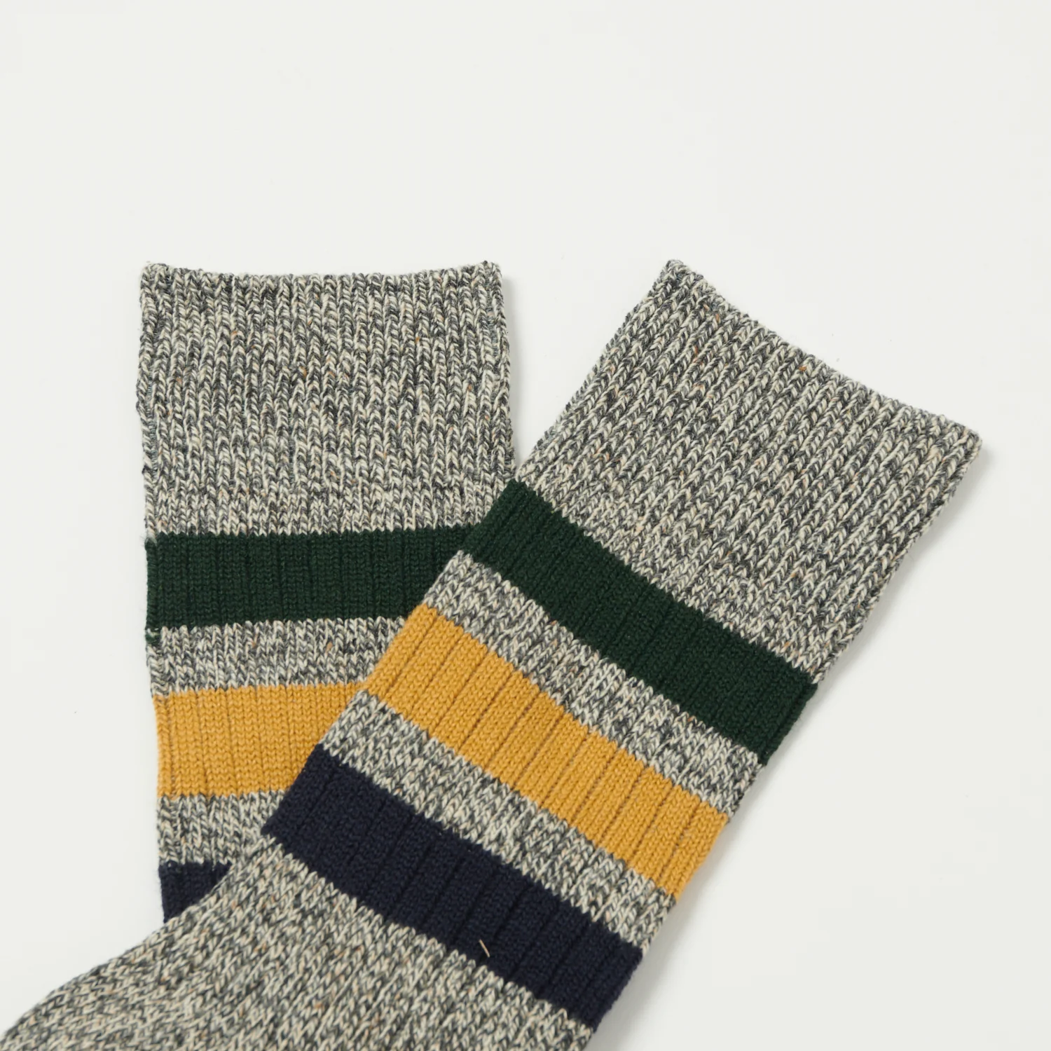 RoToTo Park Stripe Sock - Dark Grey - Image 2