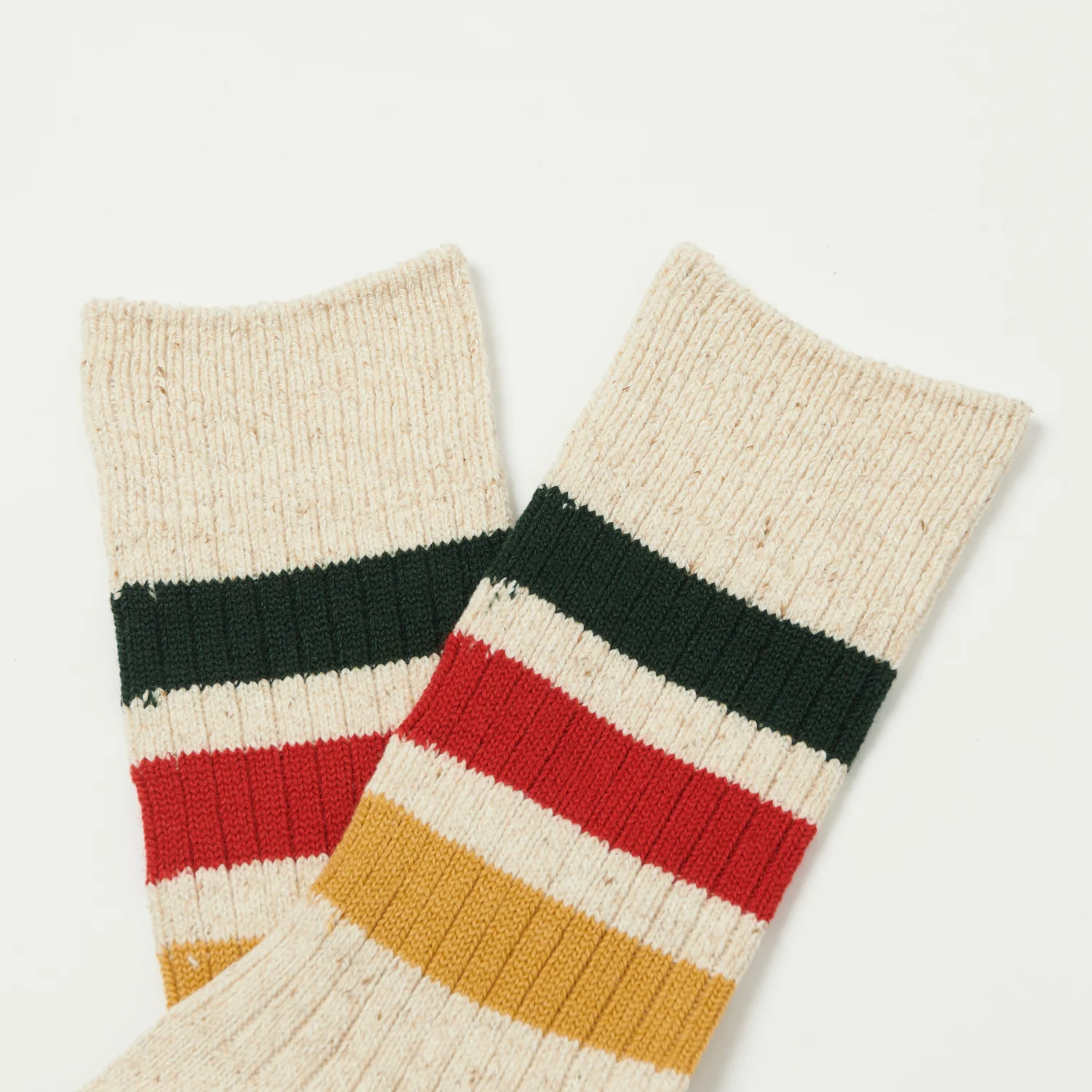 RoToTo Park Stripe Sock - Ivory - Image 2