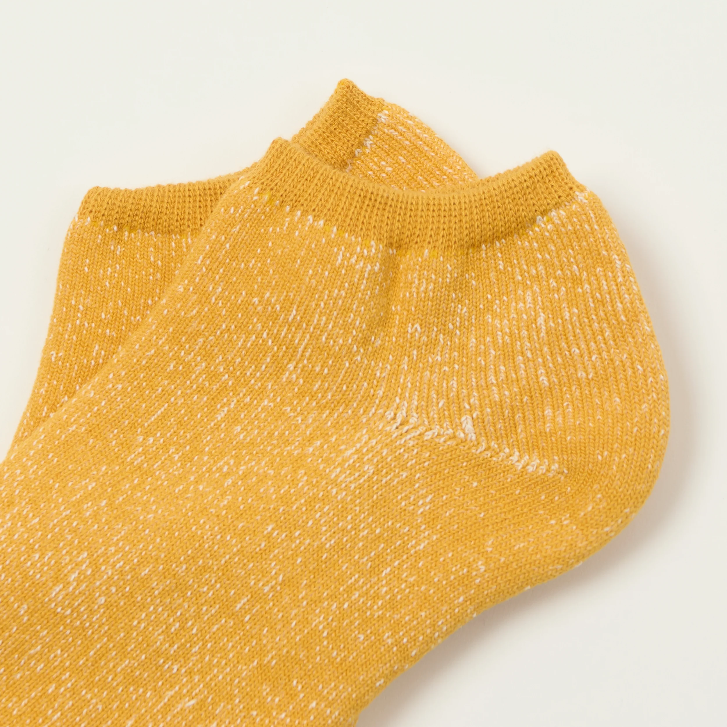 RoToTo Washi Pile Short Sock - Yellow - Image 2