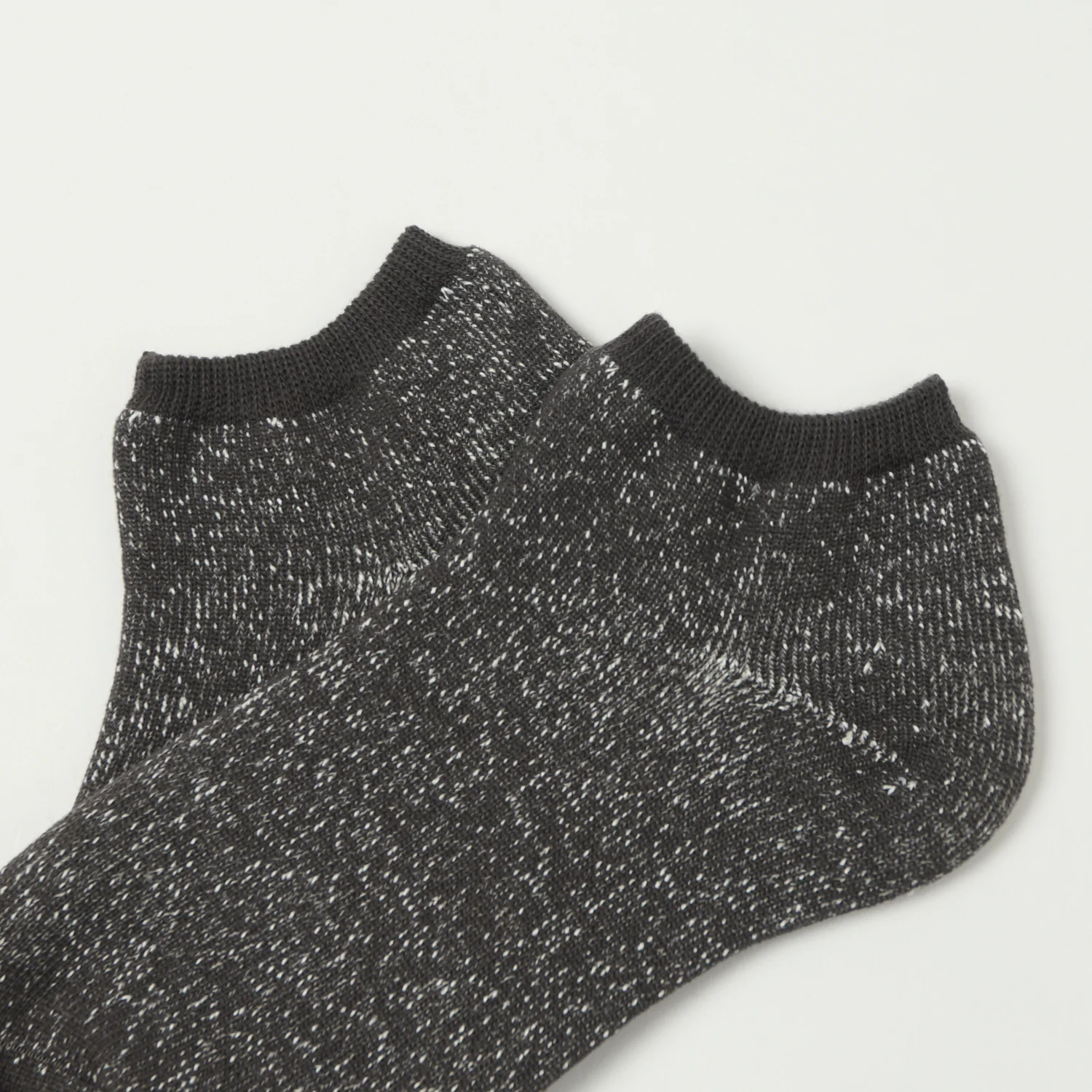 RoToTo Washi Pile Short Sock - Charcoal - Image 2