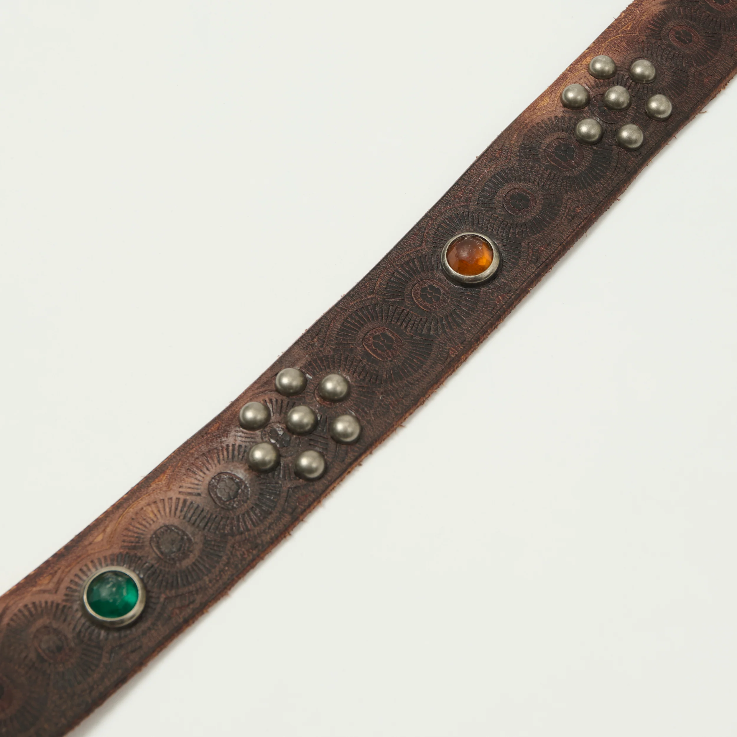 RRL Studded Leather Belt - Vintage Black - Image 3
