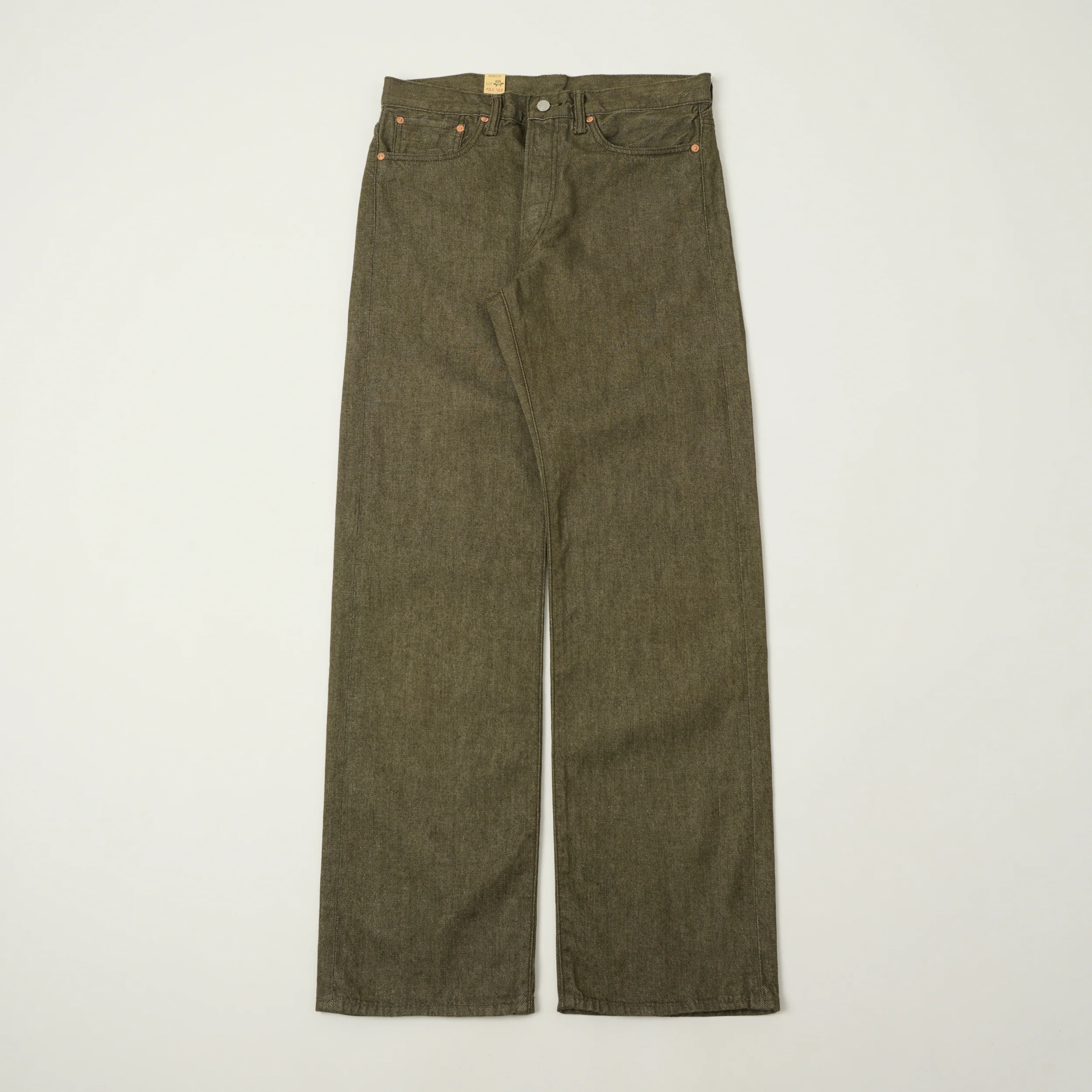 RRL Vintage 5-Pocket 11.5oz Relaxed Straight Jean - Olive
