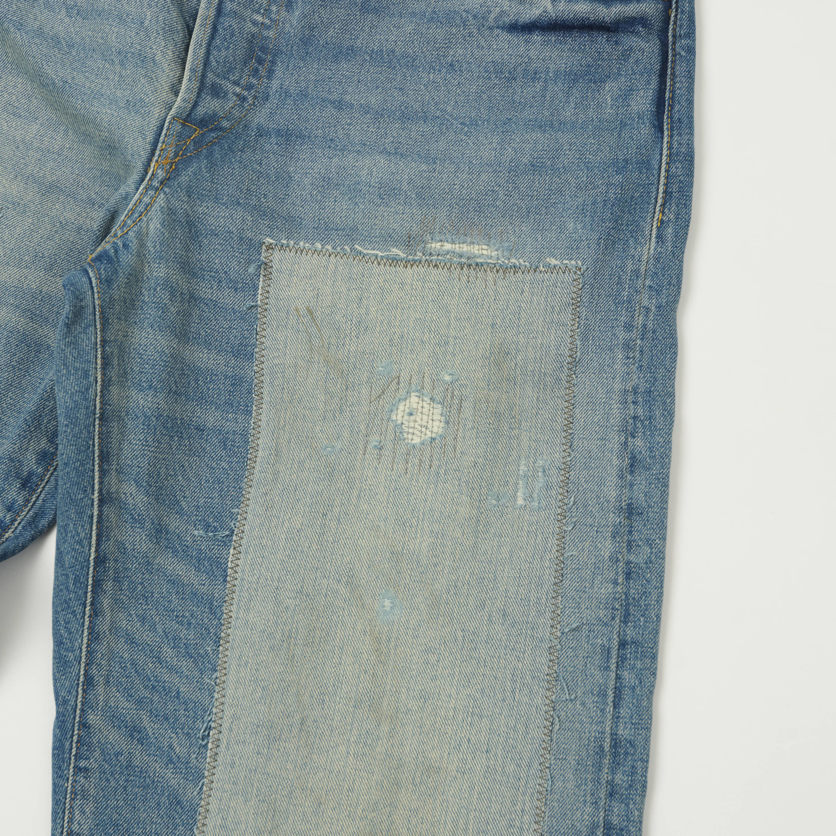 RRL Vintage 5-Pocket 14oz Wide Straight Jean - Midlands Wash - Image 3