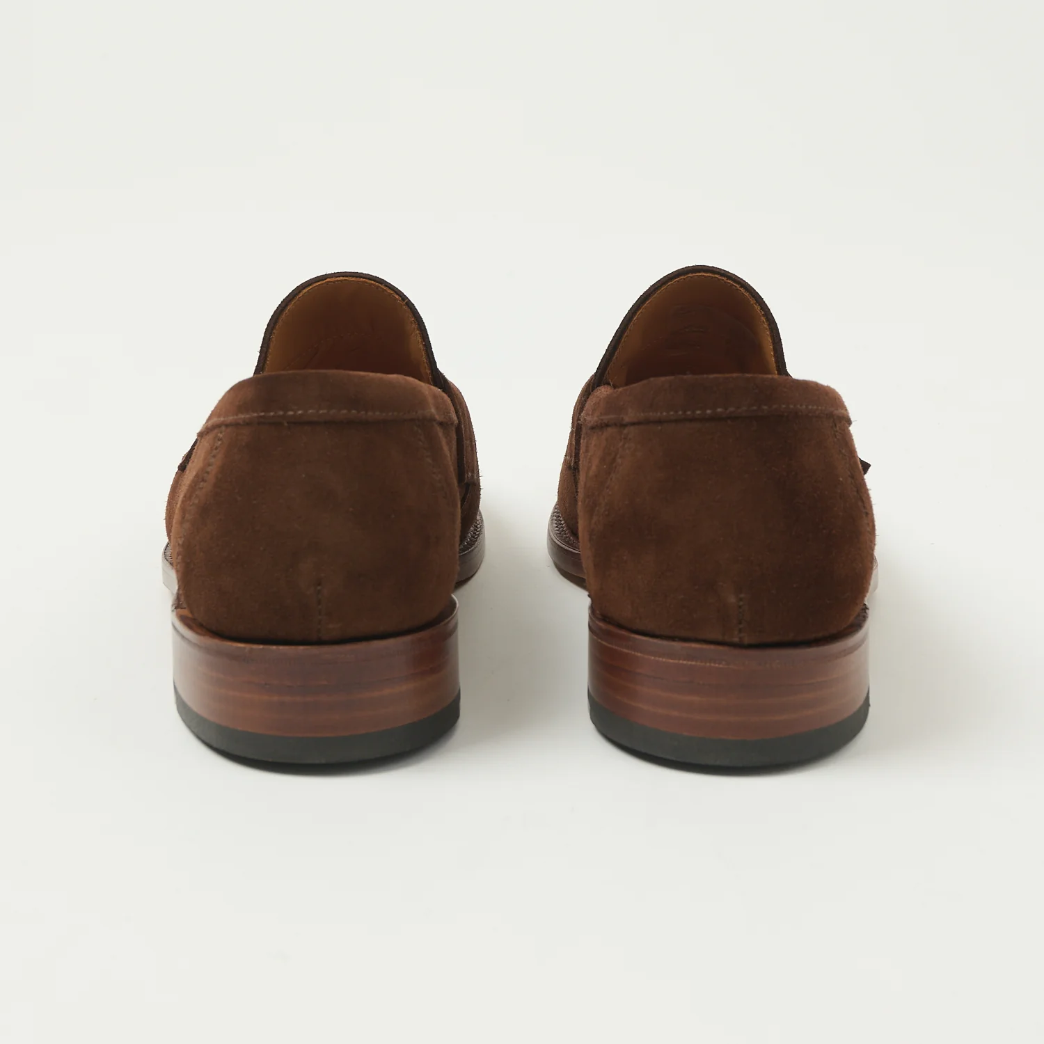 Sanders Aldwych Penny Loafer - Polo Snuff Suede - Image 4