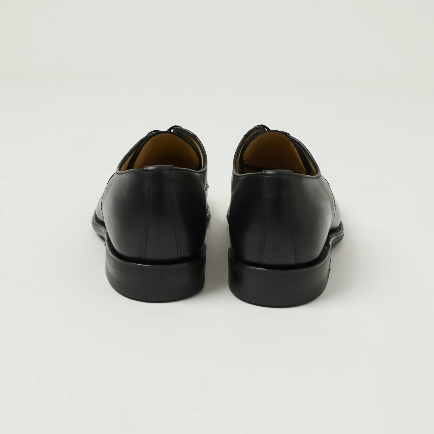 Sanders Derby Shoe - Black Waxy - Image 4