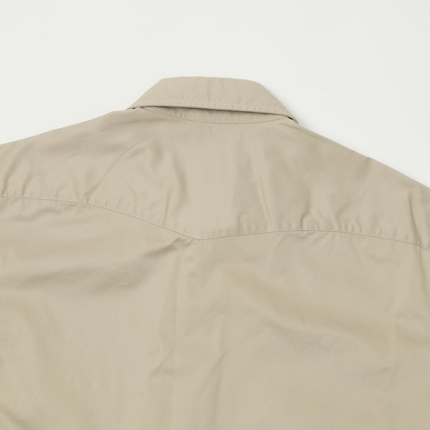 Shangri-La Heritage 'Gonzo' Gabardine Western Shirt - Beige - Image 3