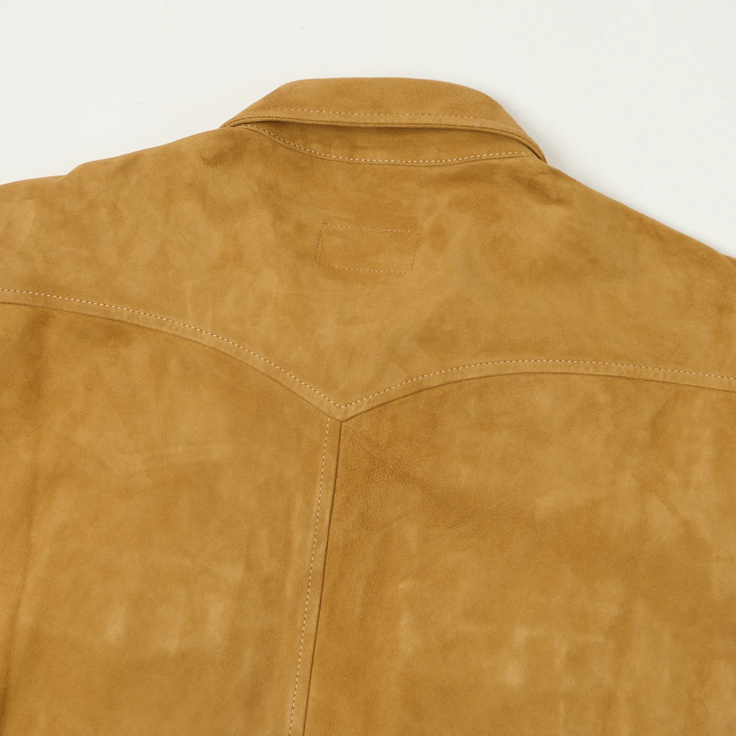 Shangri-La Heritage 'Gonzo' Suede Western Shirt - Sabbia - Image 5