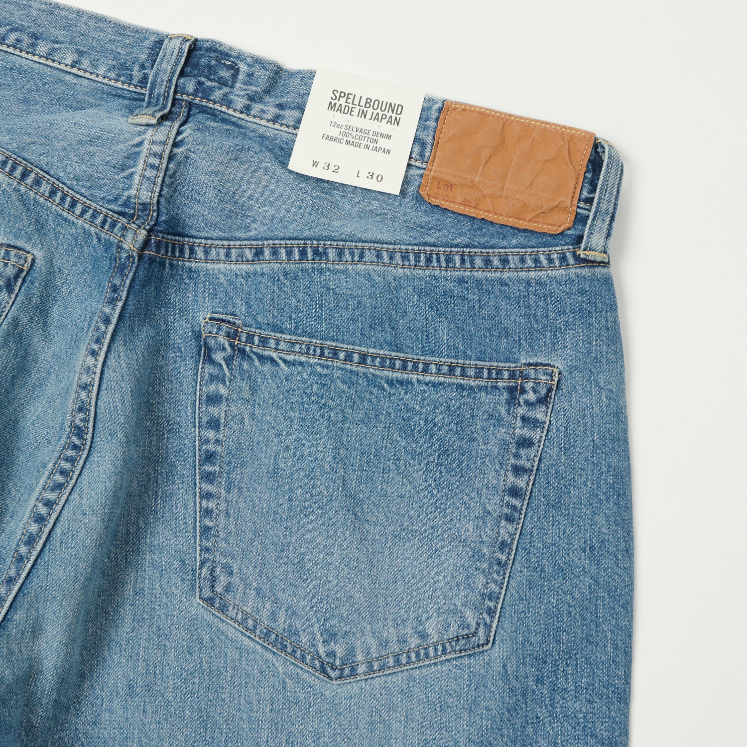 Spellbound 215C 12oz Wide Straight Jean - Blast Wash - Image 2