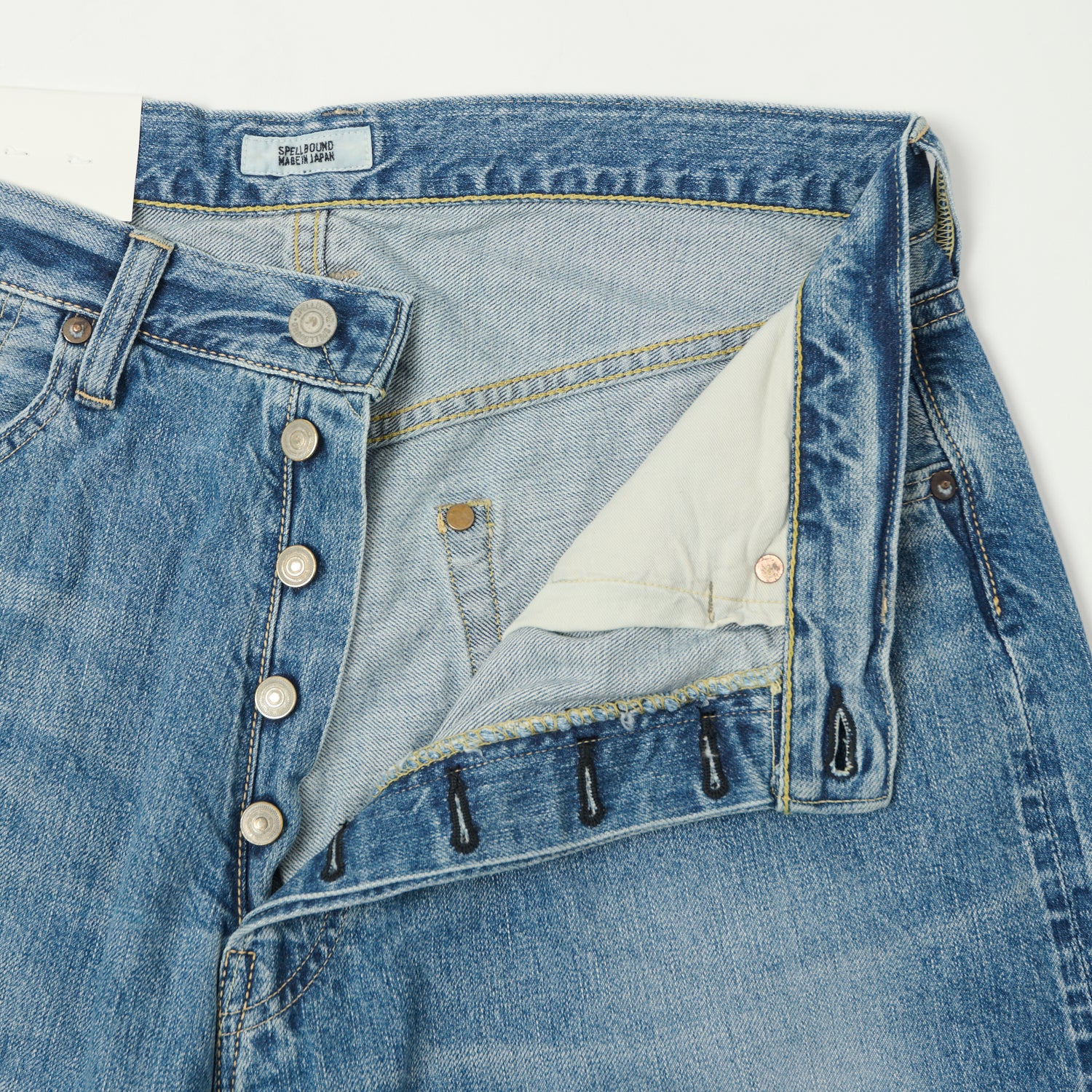 Spellbound 215C 12oz Wide Straight Jean - Blast Wash - Image 3