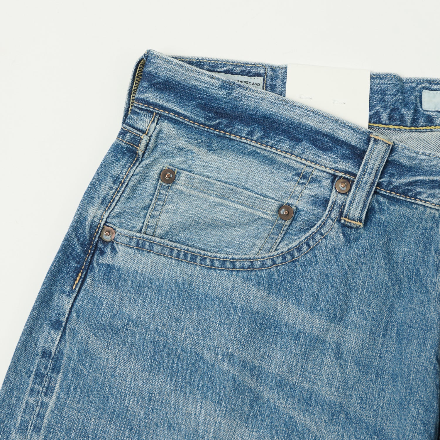 Spellbound 215C 12oz Wide Straight Jean - Blast Wash - Image 4
