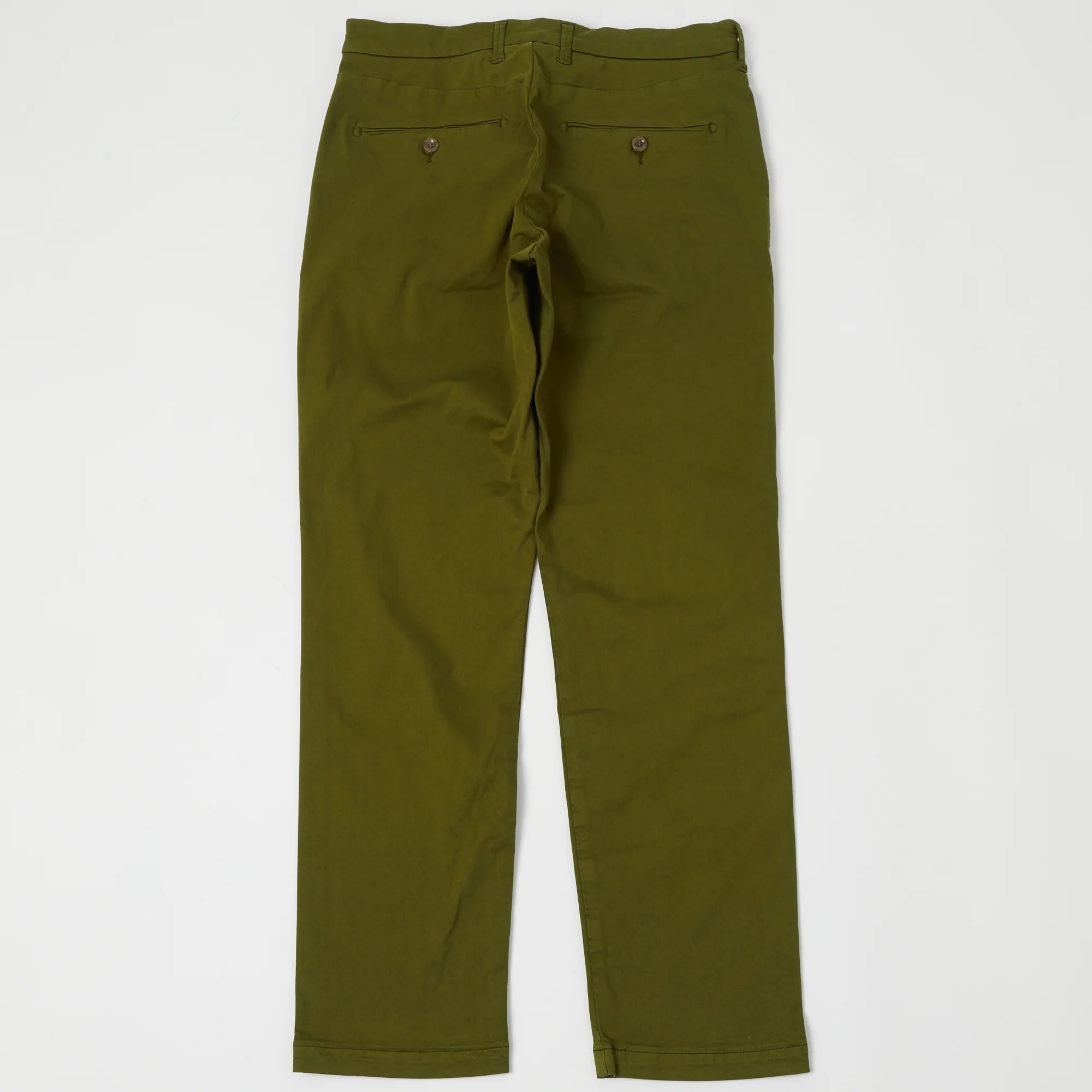 Spellbound Slim Tapered Stretch Chino - Army Green - Image 5