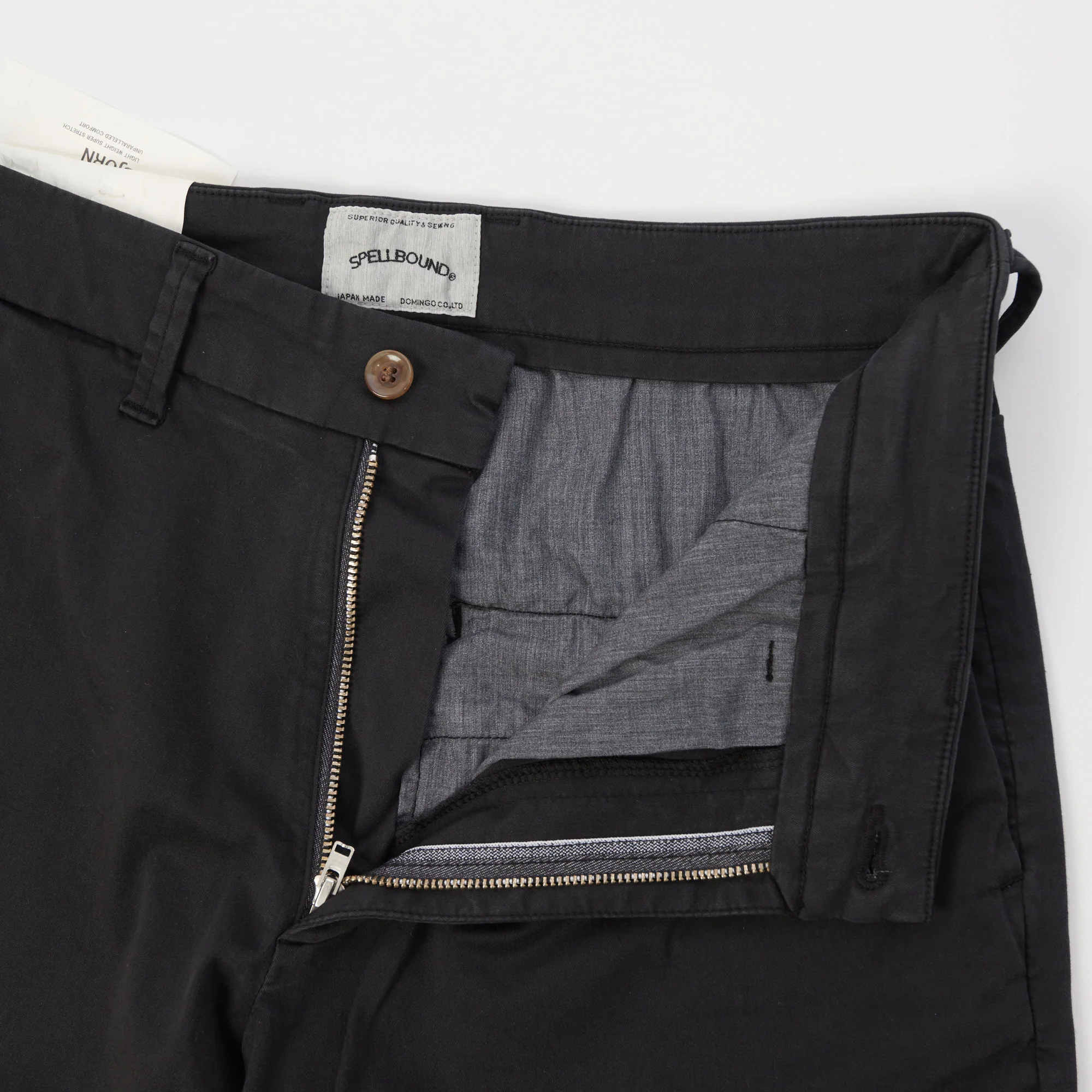 Spellbound Slim Tapered Stretch Chino - Black - Image 3