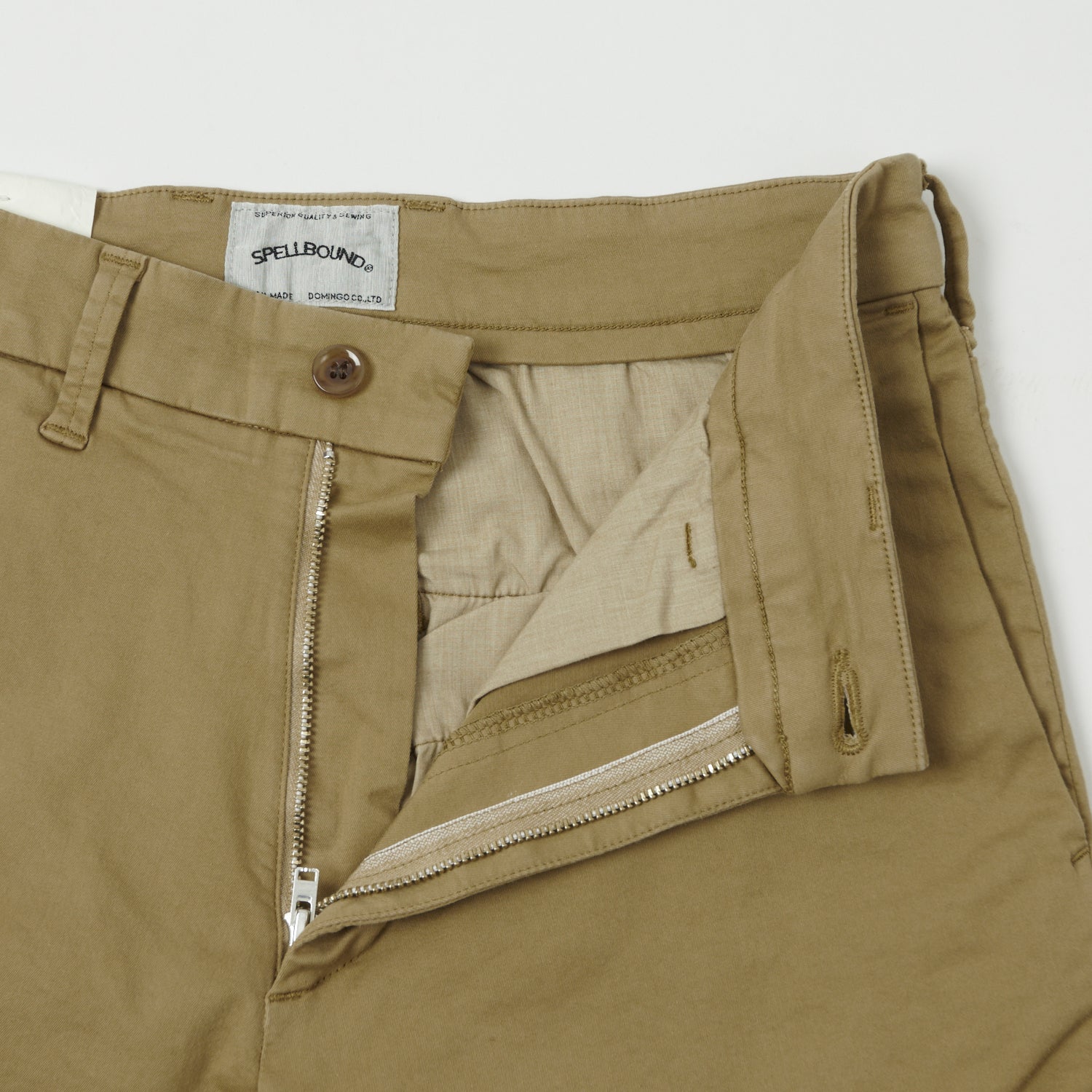 Spellbound Slim Tapered Stretch Chino - Khaki Beige - Image 3