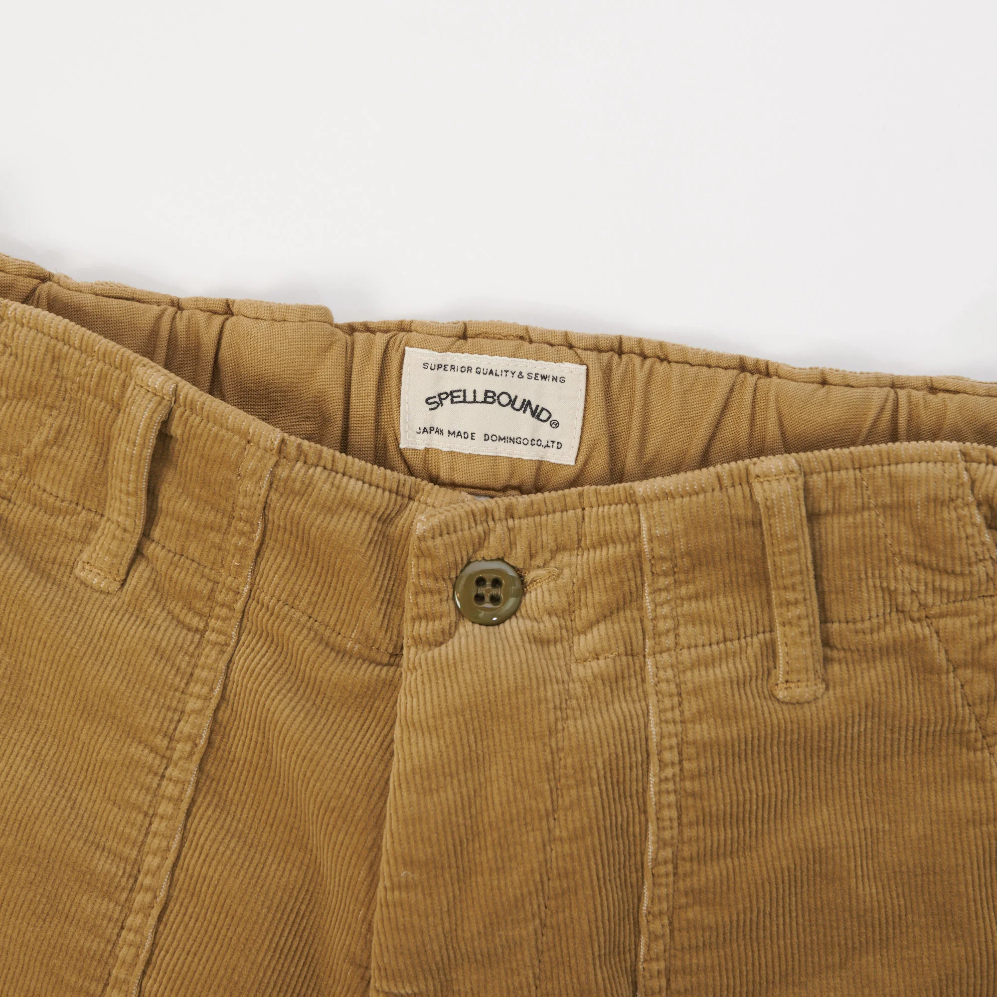 Spellbound Corduroy Baker Trouser - Khaki - Image 5