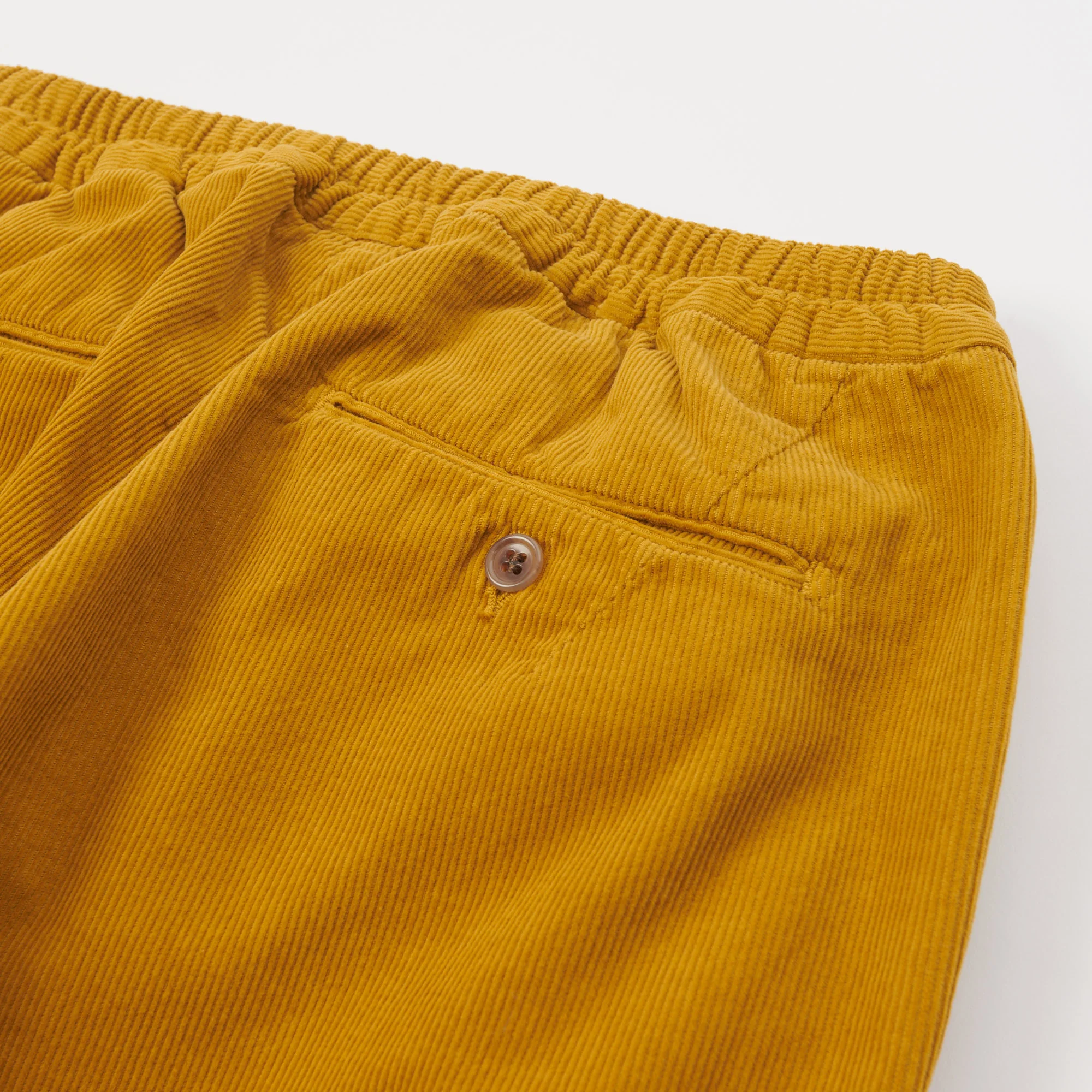 Spellbound Corduroy Wide Tapered Trouser - Mustard - Image 3