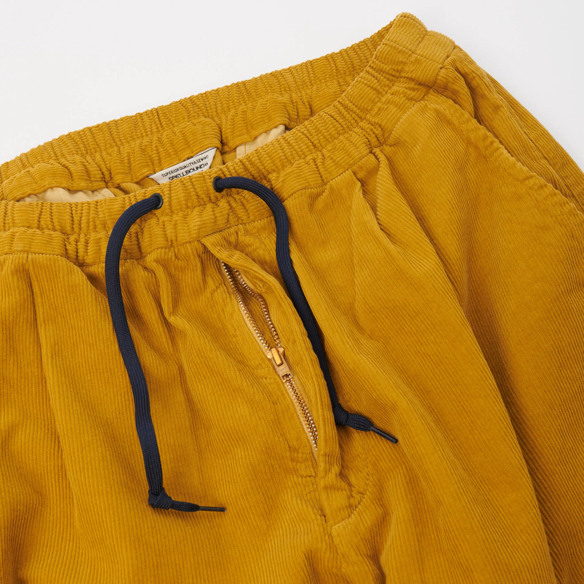 Spellbound Corduroy Wide Tapered Trouser - Mustard - Image 5