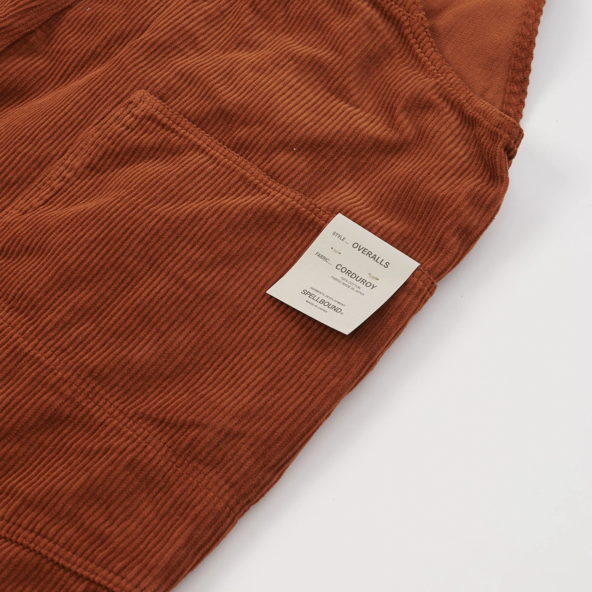 Spellbound Heavy Corduroy Overalls - Brick - Image 7