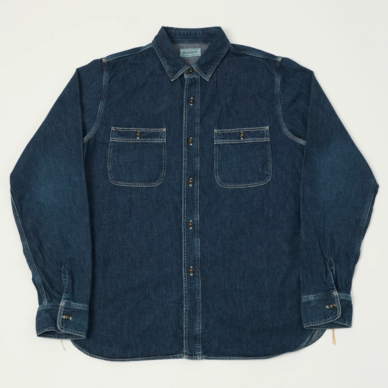 Spellbound Authentic 6oz Denim Work Shirt - Used Wash