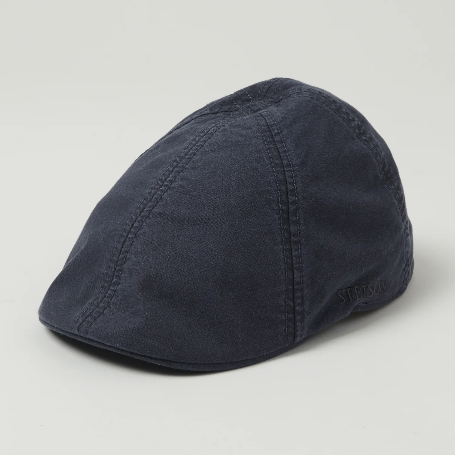 Stetson 'Texas Delave Organic Cotton Sixpence Cap - Blue