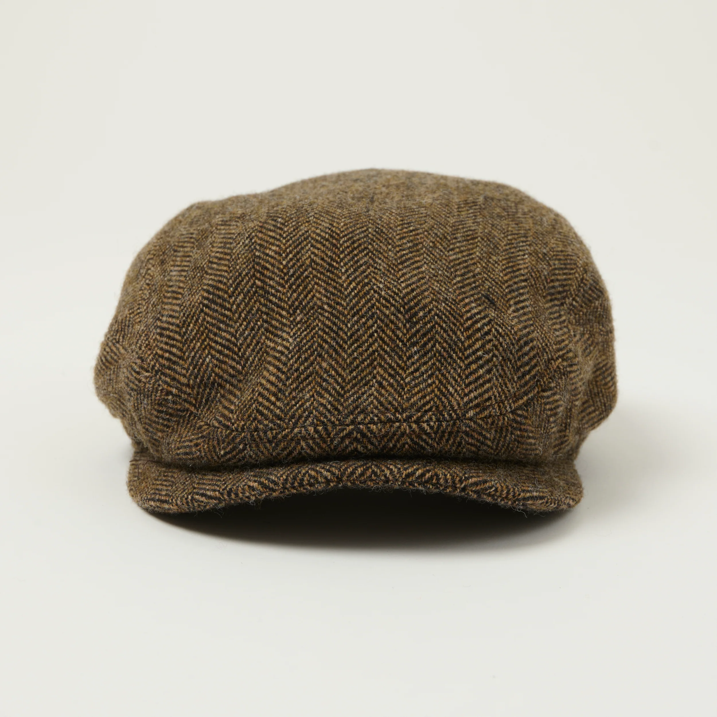 Stetson Wool Herringbone Driver Cap - Brown Melange - Image 2