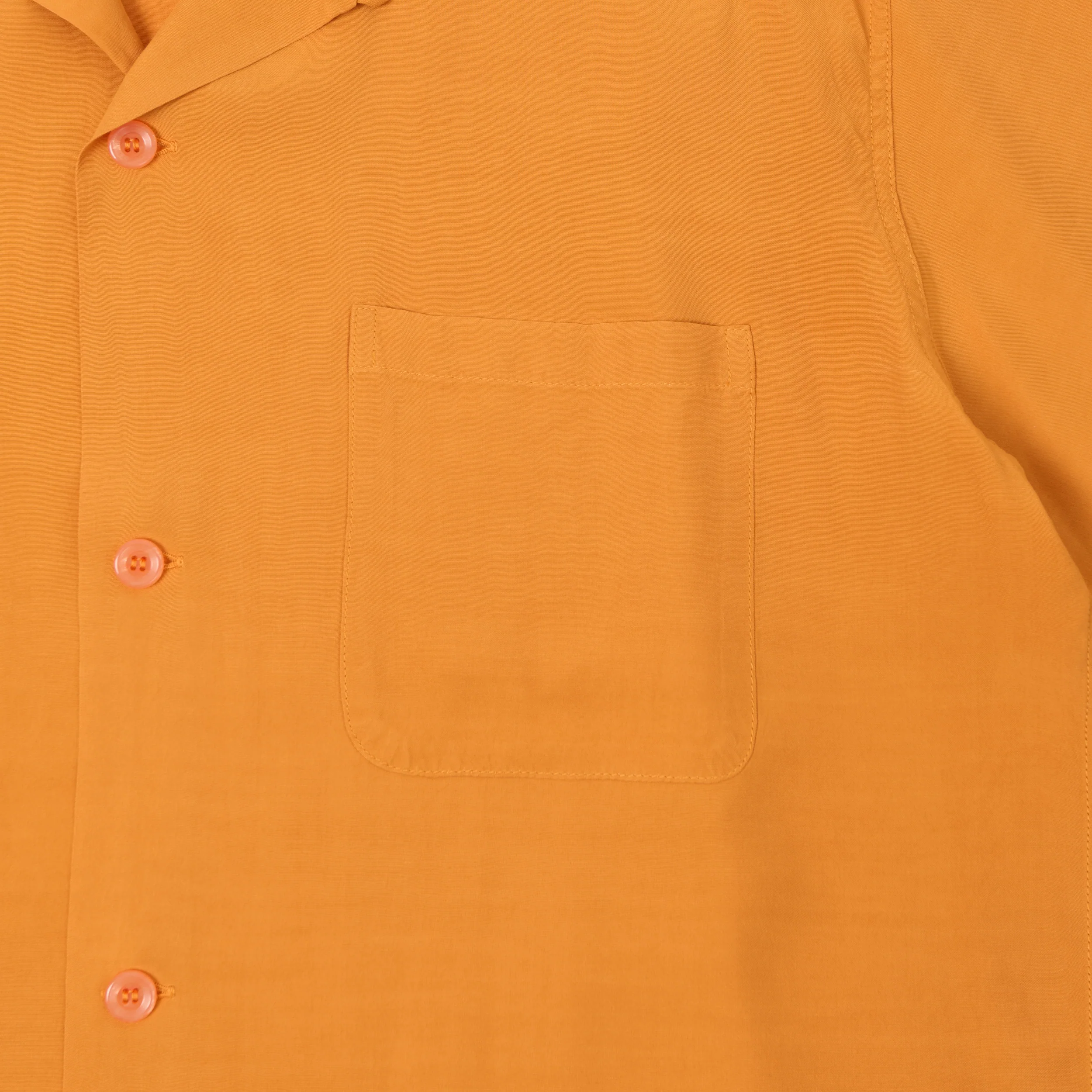 Style Eyes Short Sleeve Rayon Bowling Shirt - Orange - Image 4
