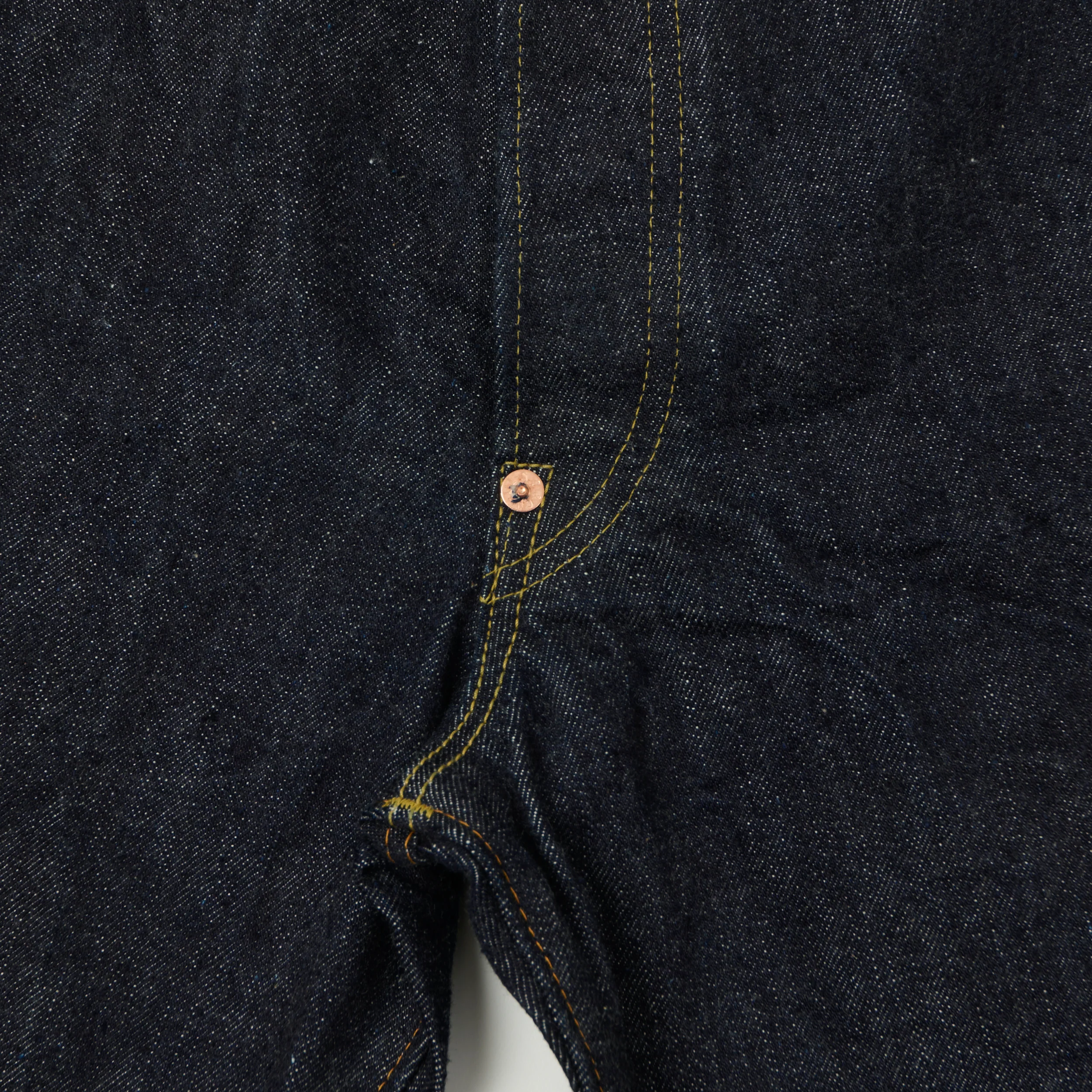 Sugar Cane 2025 Model 13oz Wide Straight Jean - One Wash - Image 4