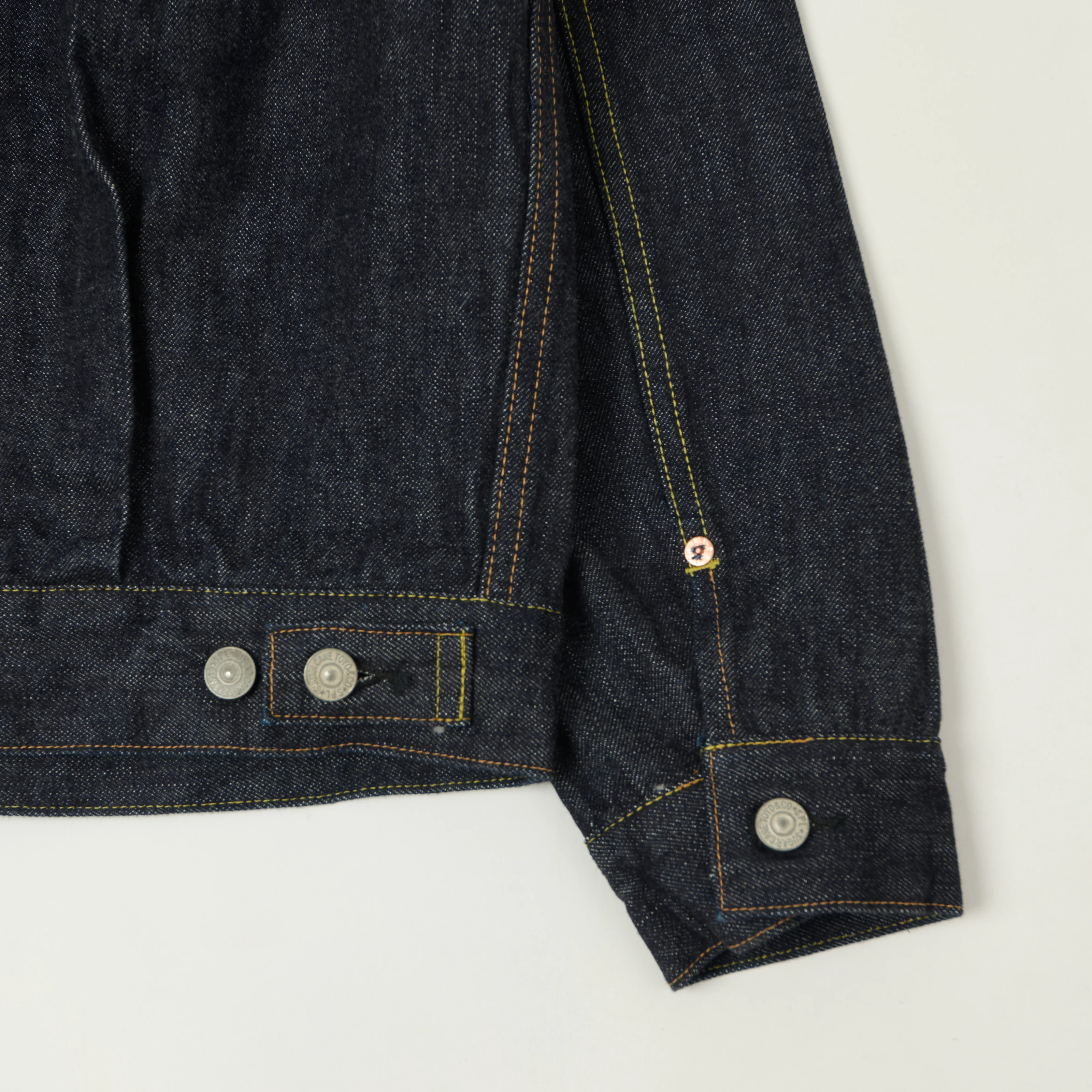 Sugar Cane 1953 Model 14.25oz Type II Denim Jacket - One Wash - Image 5