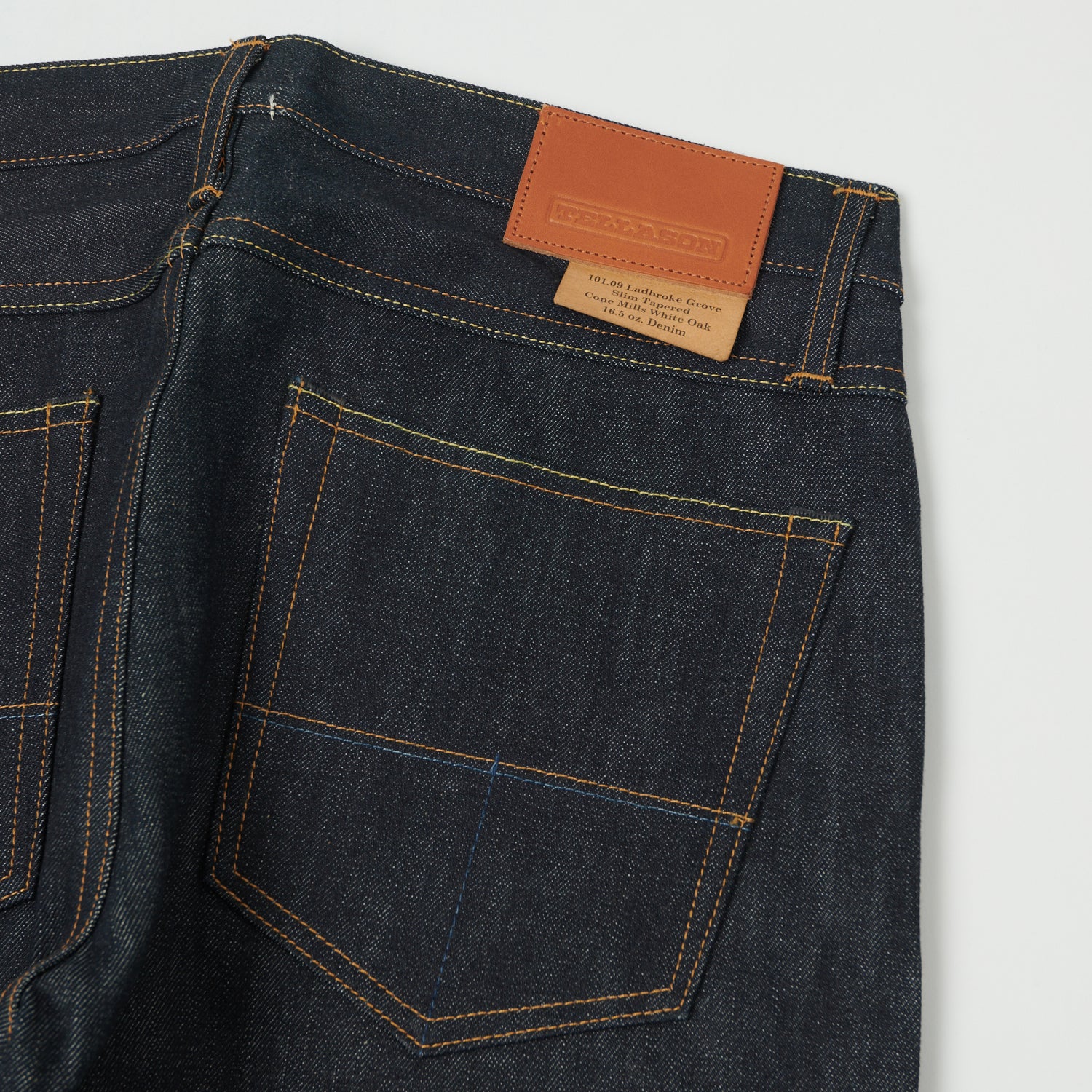 Tellason Ladbroke Grove 16.5oz Slim Tapered Jean - Cone Mills - Image 2