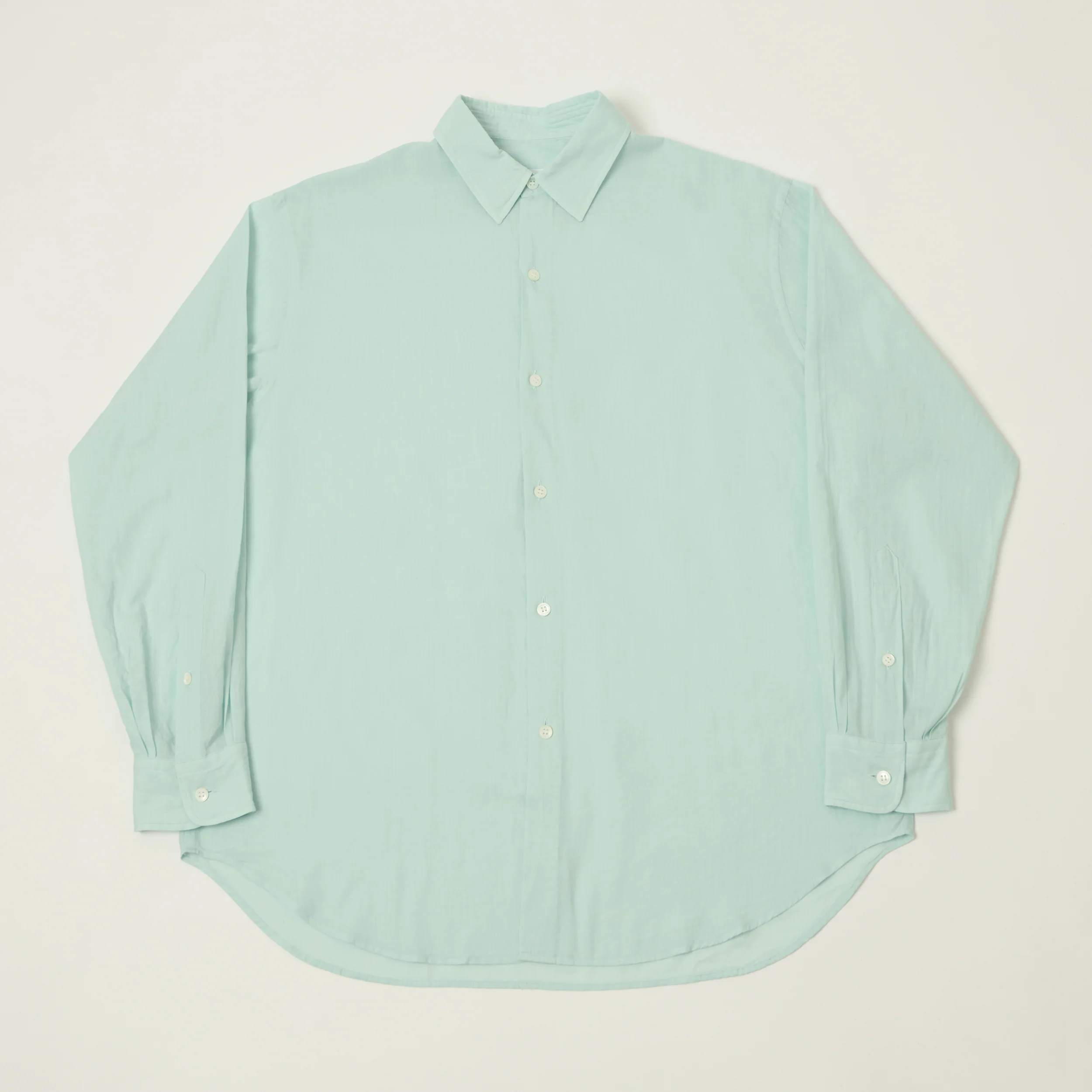 Kaptain Sunshine Classic Button Up Shirt - Mint