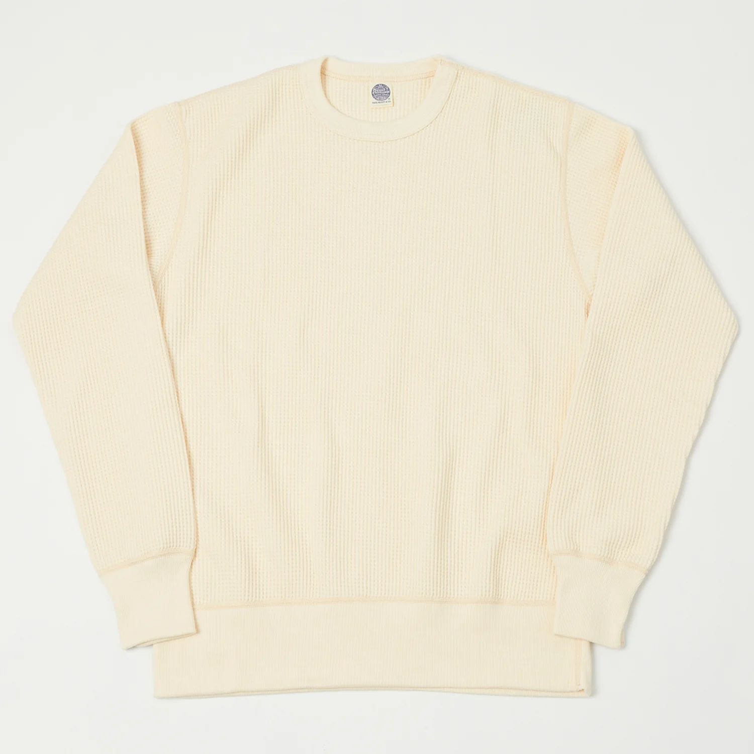 TOYS McCOY 'Big Waffle' Thermal Sweatshirt - Natural