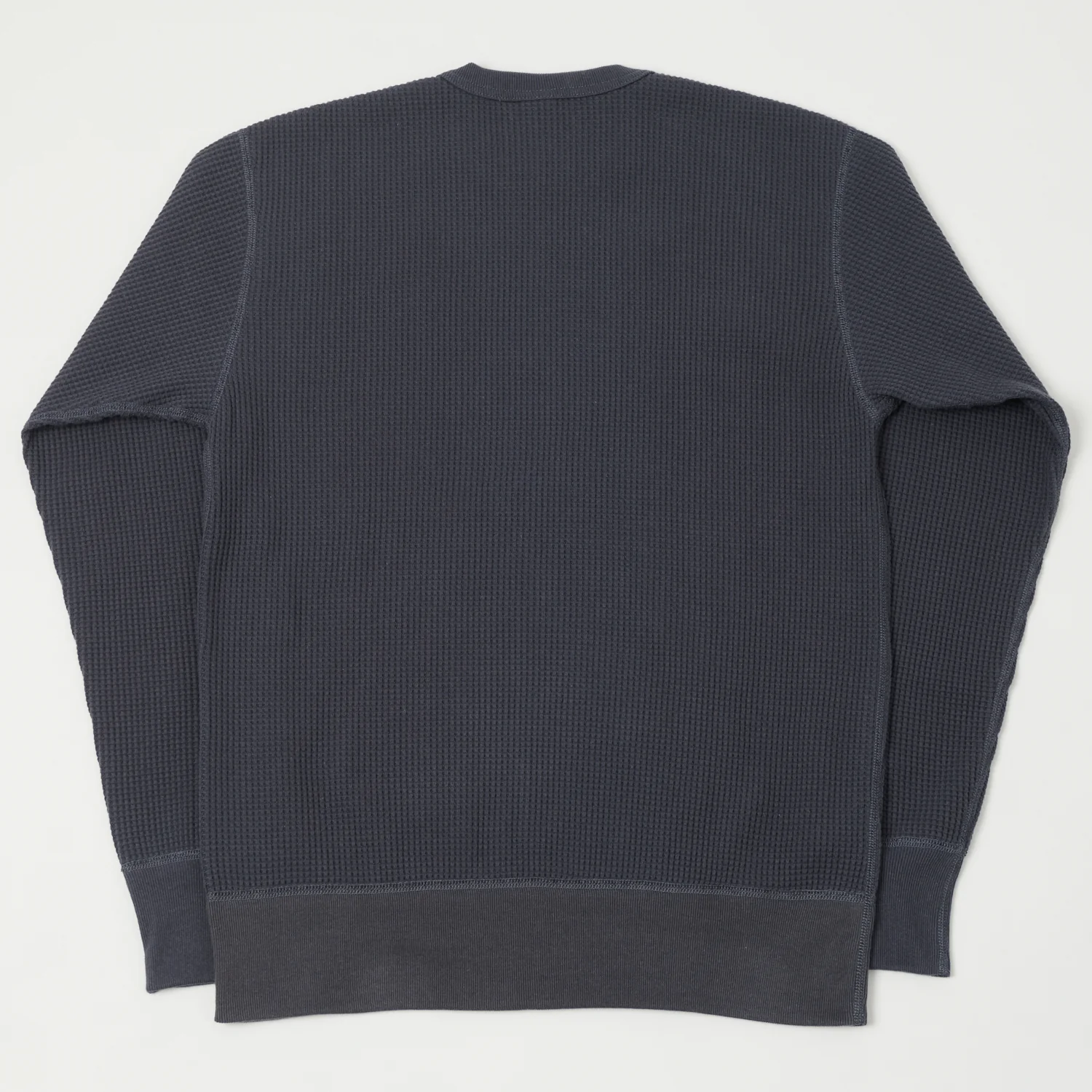 TOYS McCOY Big Waffle Crew Neck Sweatshirt - Navy - Image 4