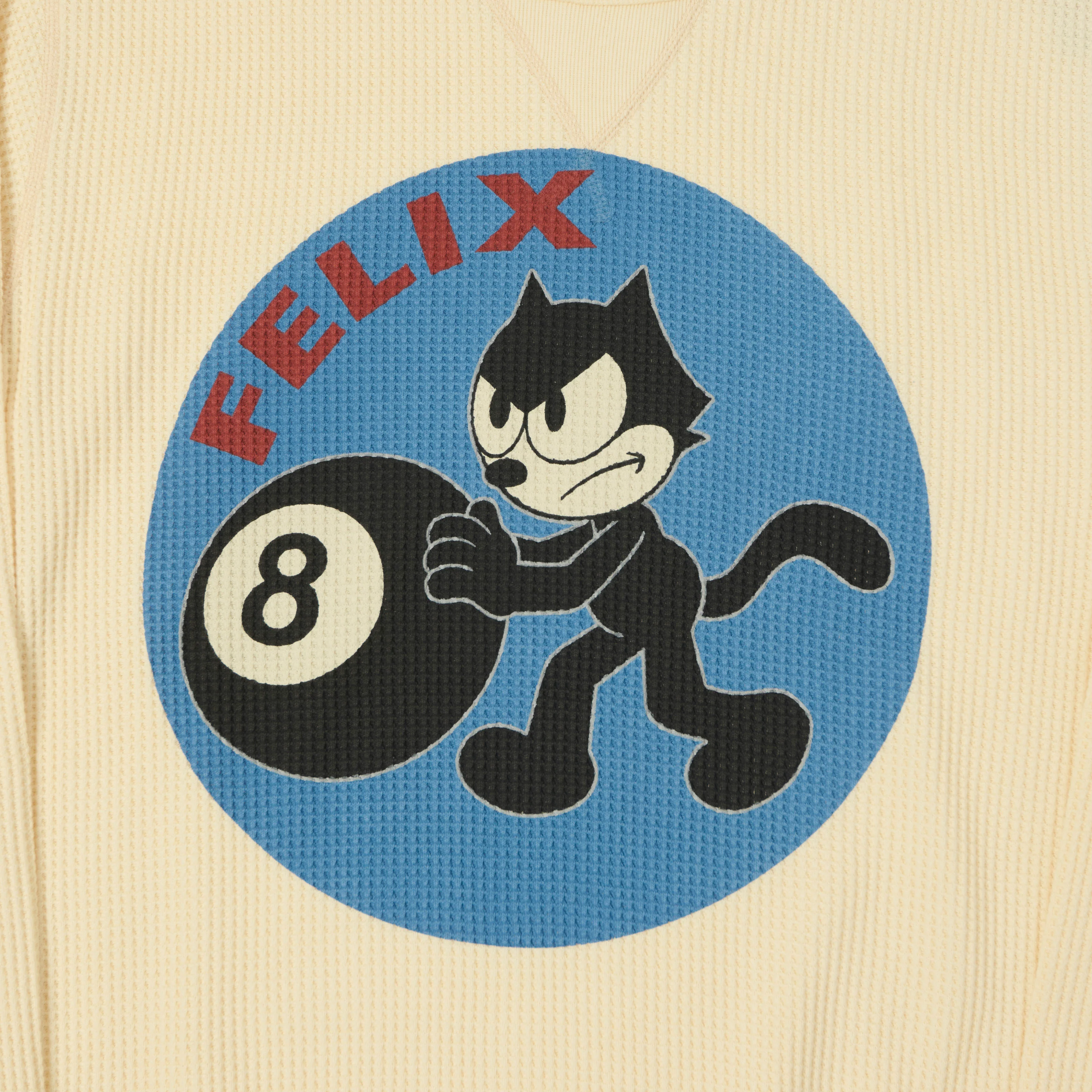 TOYS McCOY Felix '8 Ball' Thermal Sweatshirt - Natural - Image 4