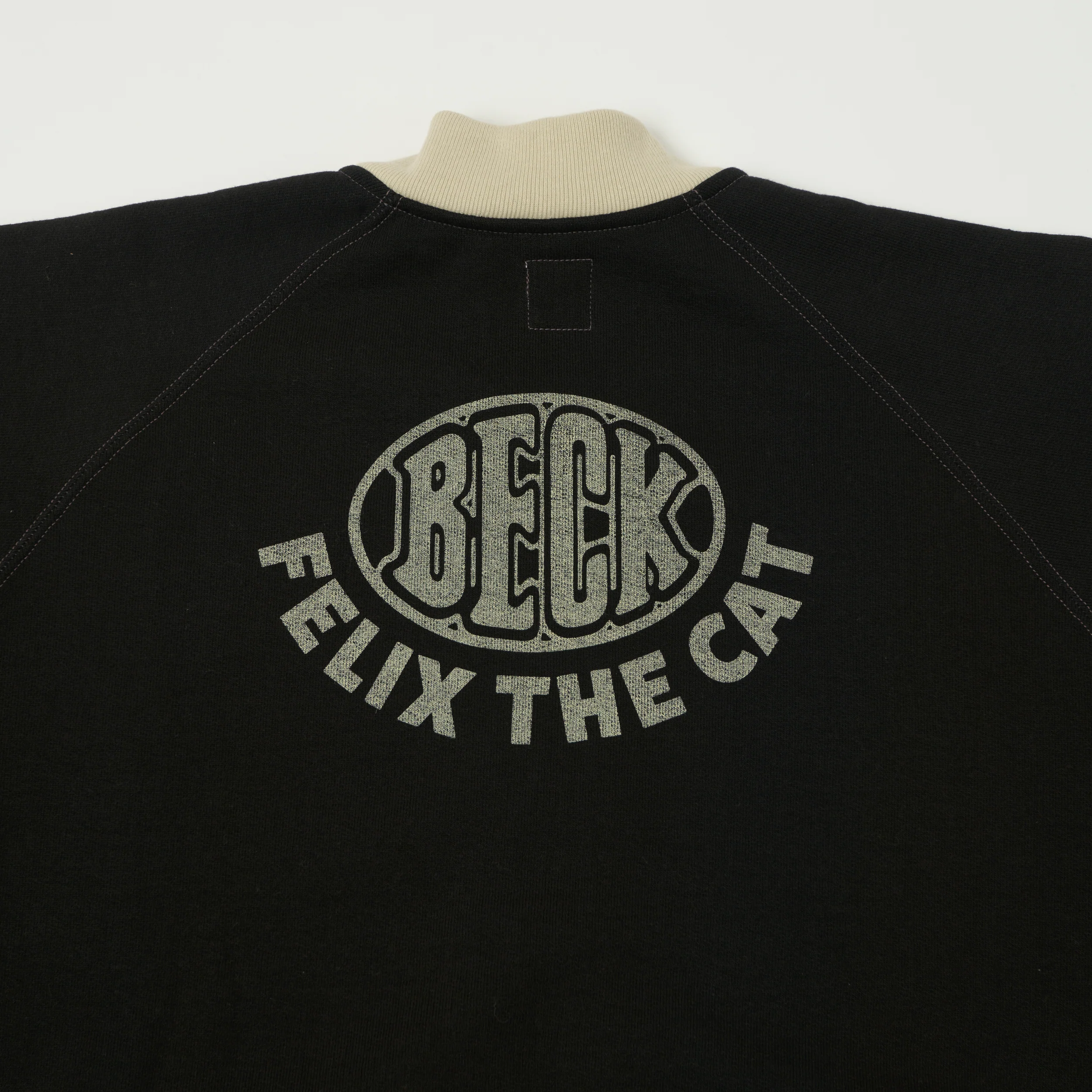 TOYS McCOY 'Felix The Cat/Beck' C-2 Zip Through Sweat - Black/Ivory - Image 5