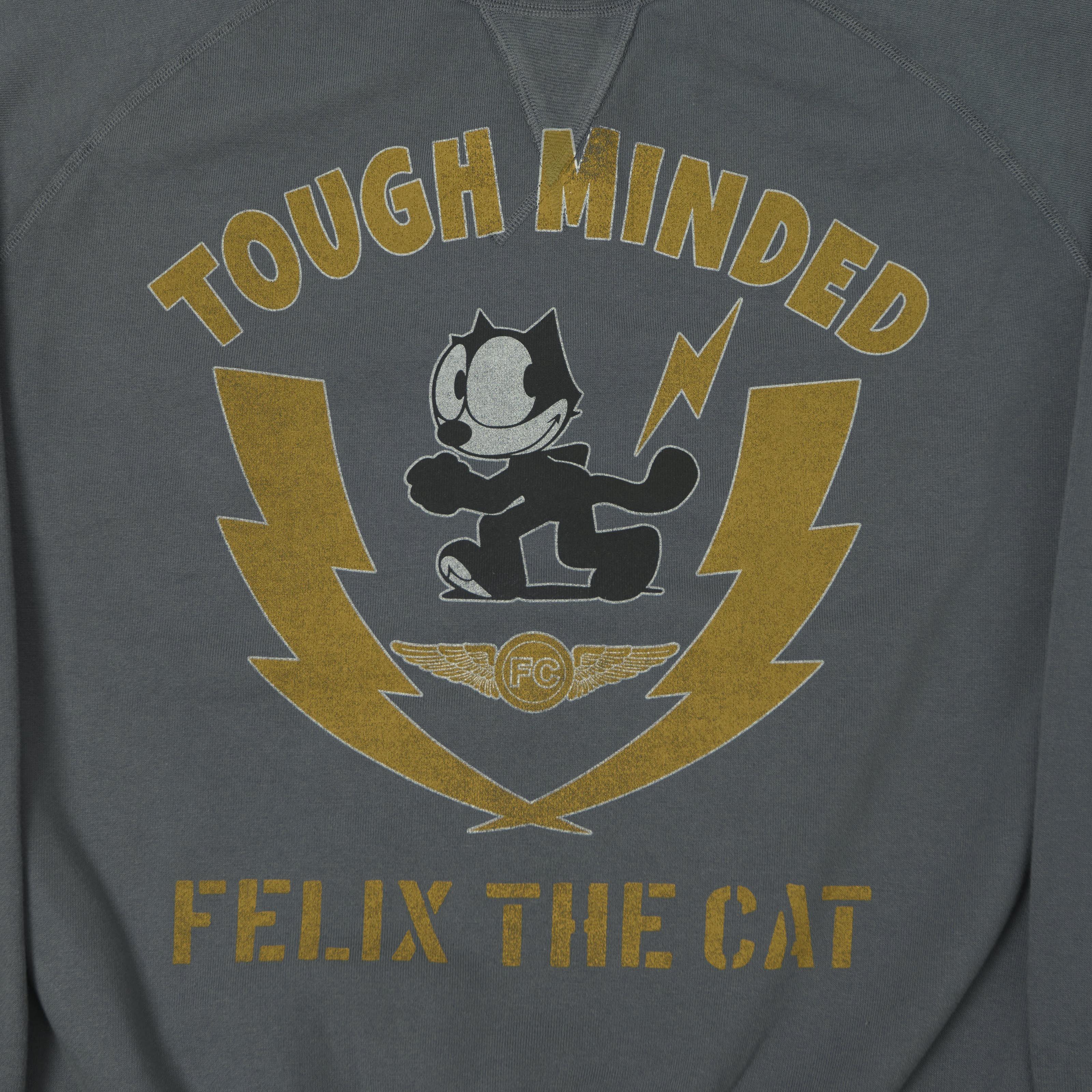 TOYS McCOY Felix The Cat 'Tough Minded' Sweatshirt - Blue - Image 4