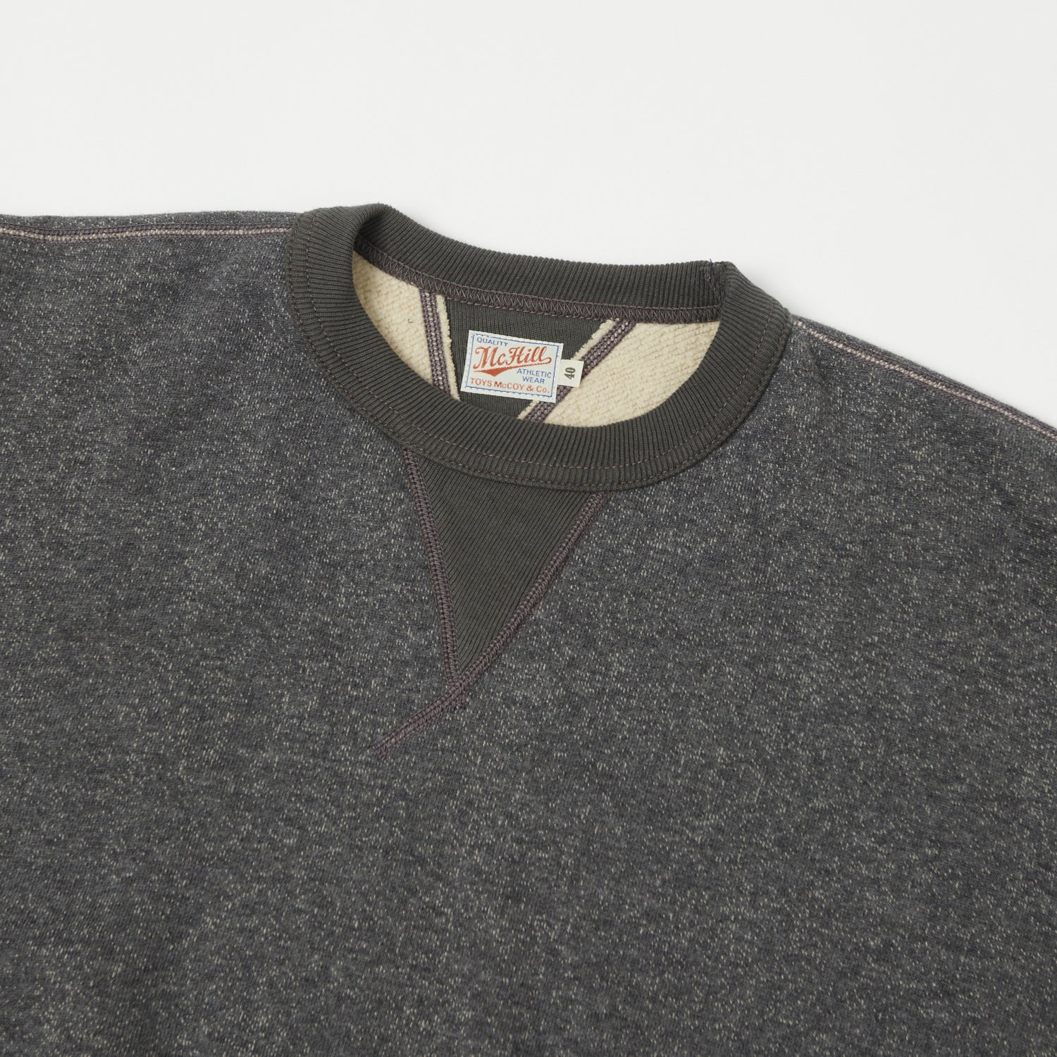 TOYS McCOY 'Flatseamer' Sweatshirt - Black Mix - Image 2