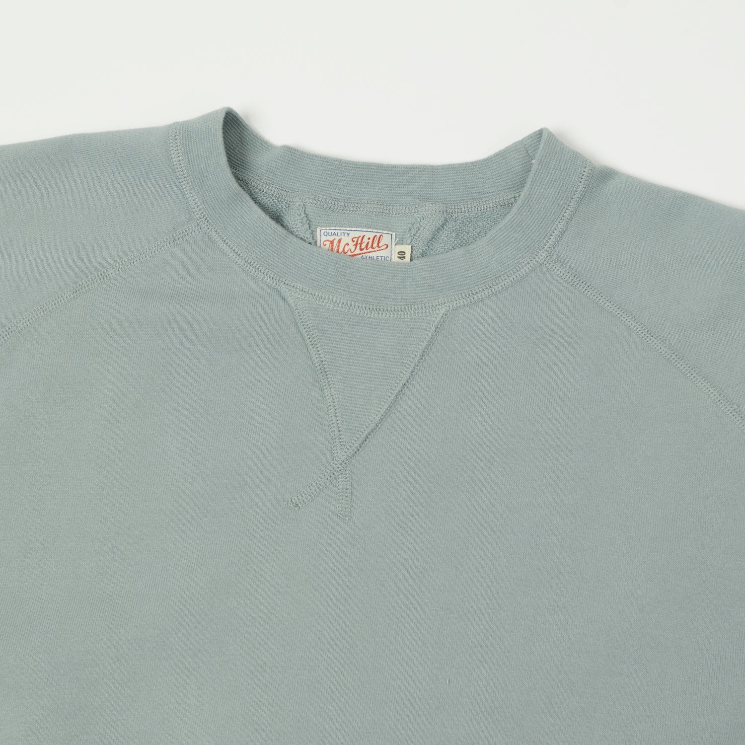TOYS McCOY Short Sleeve Military Sweatshirt - Saxe Grey - Image 2
