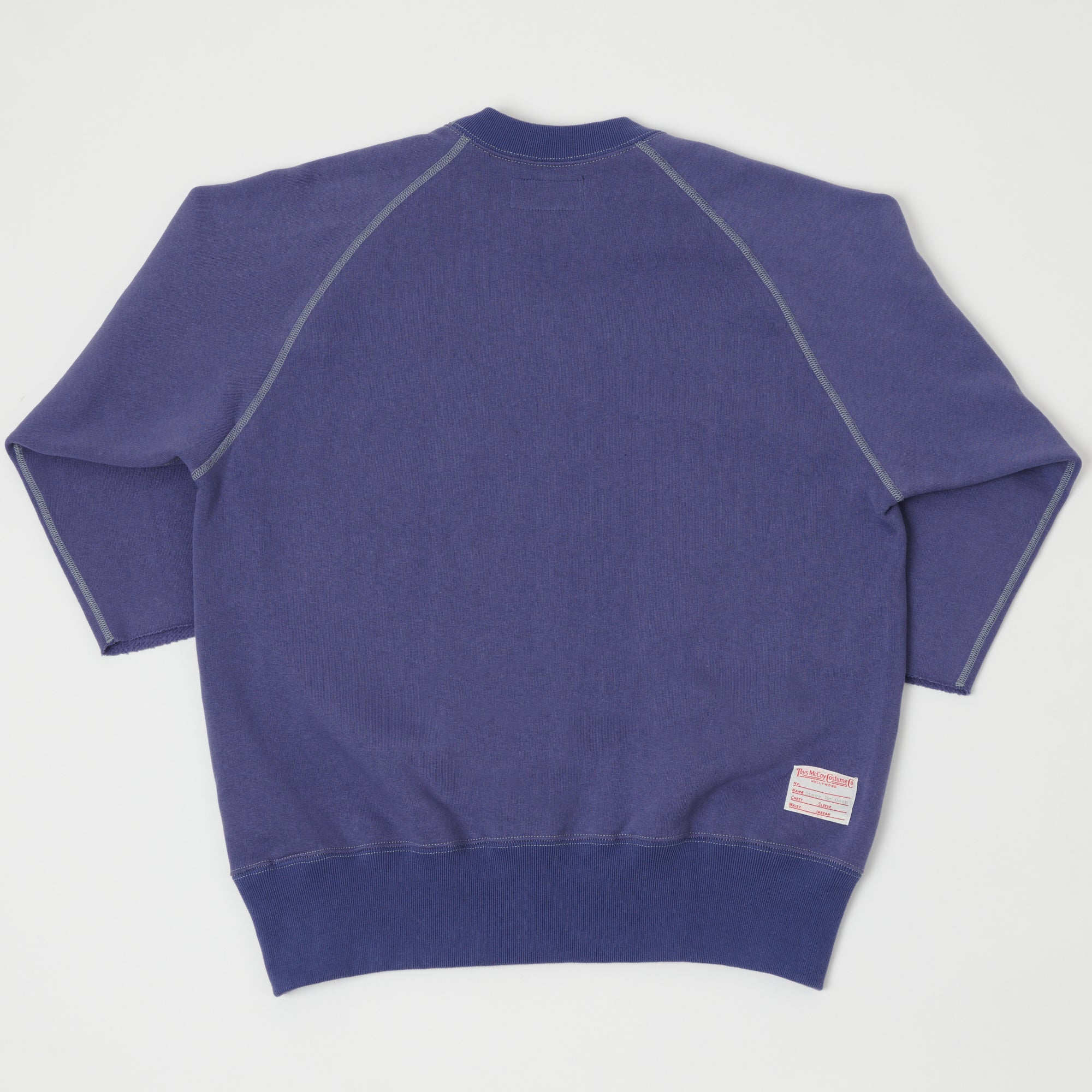 TOYS McCOY Steve McQueen Cut Off Sweatshirt - Faded Blue - Image 3