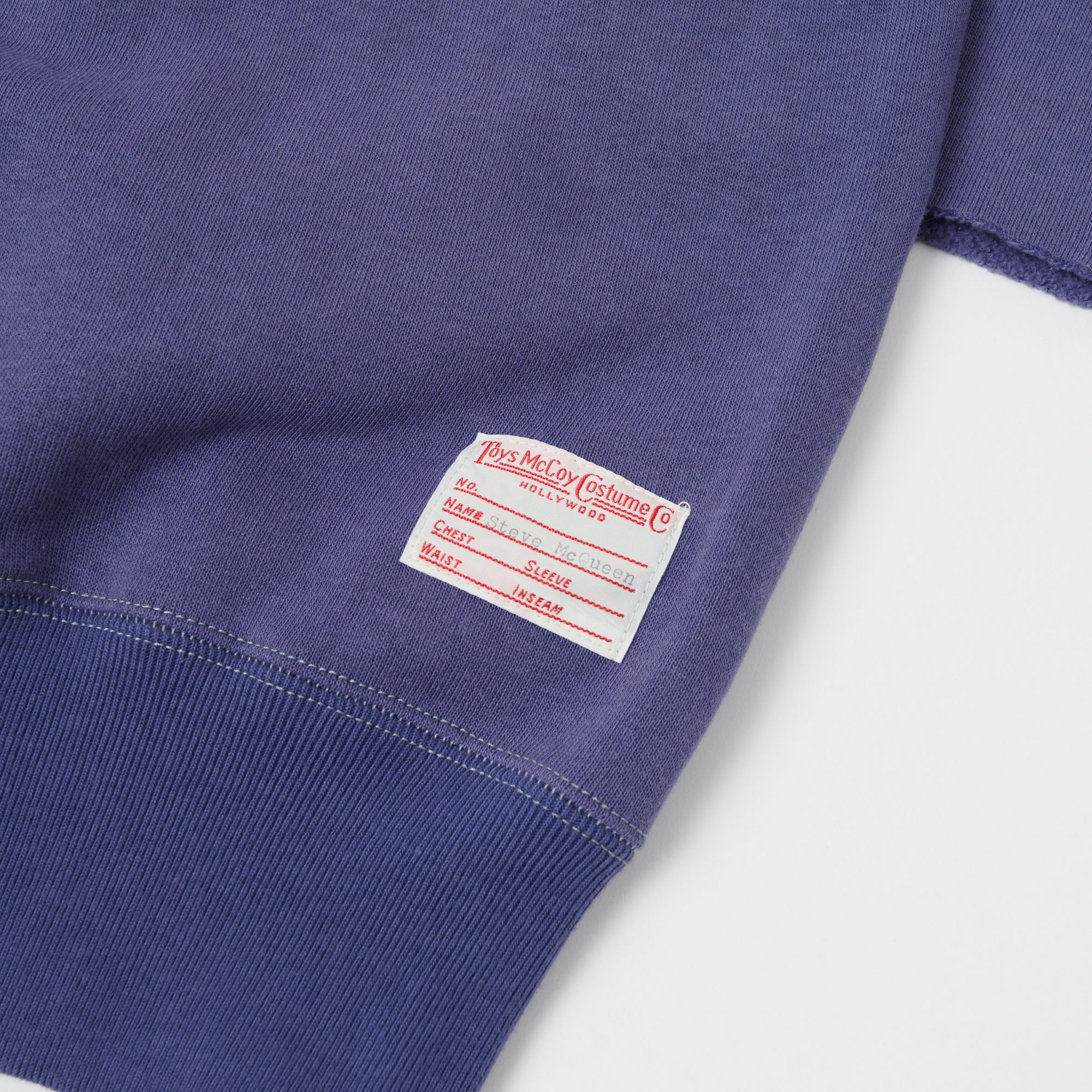 TOYS McCOY Steve McQueen Cut Off Sweatshirt - Faded Blue - Image 4